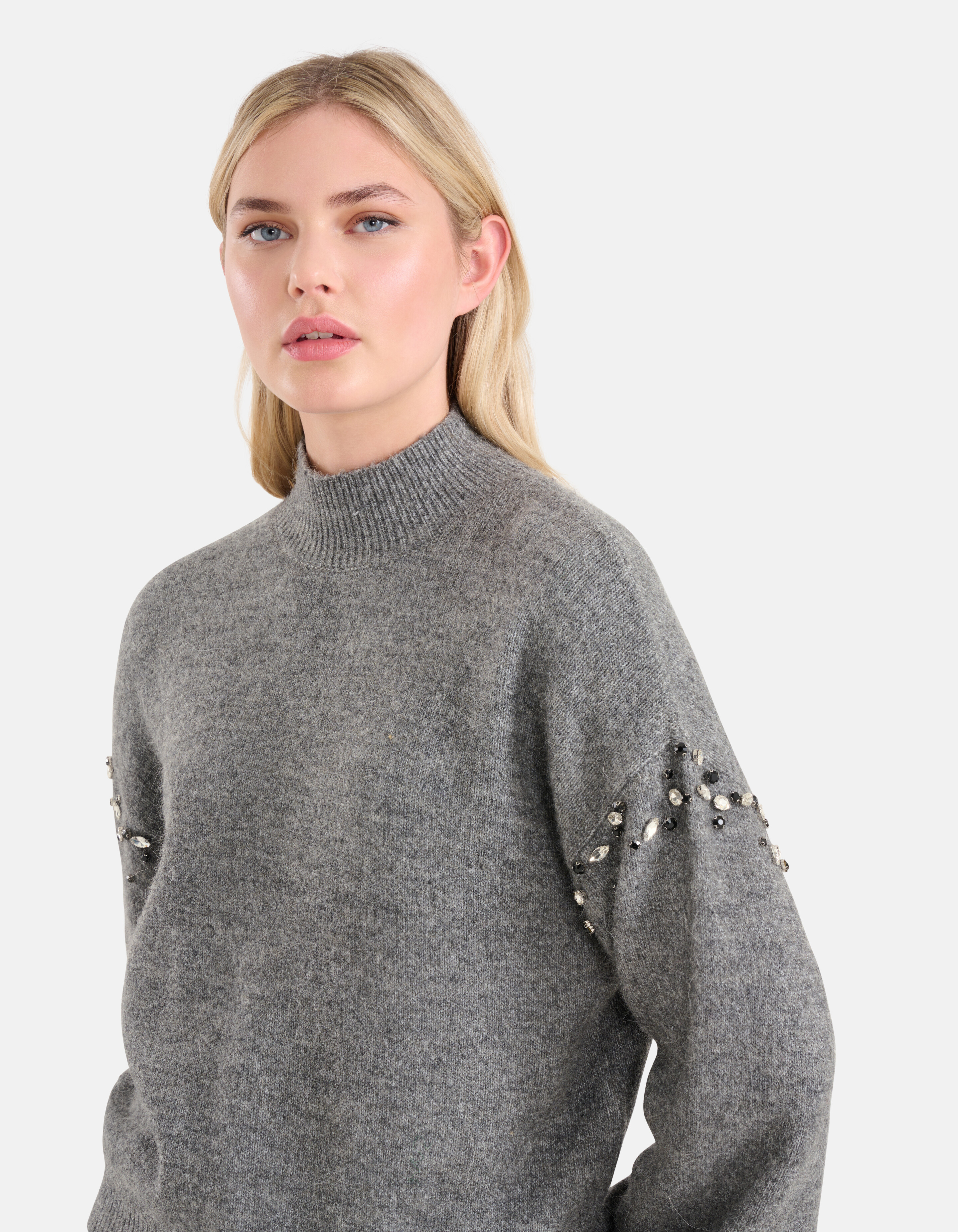Studs Trui Donkergrijs SHOEBY WOMEN
