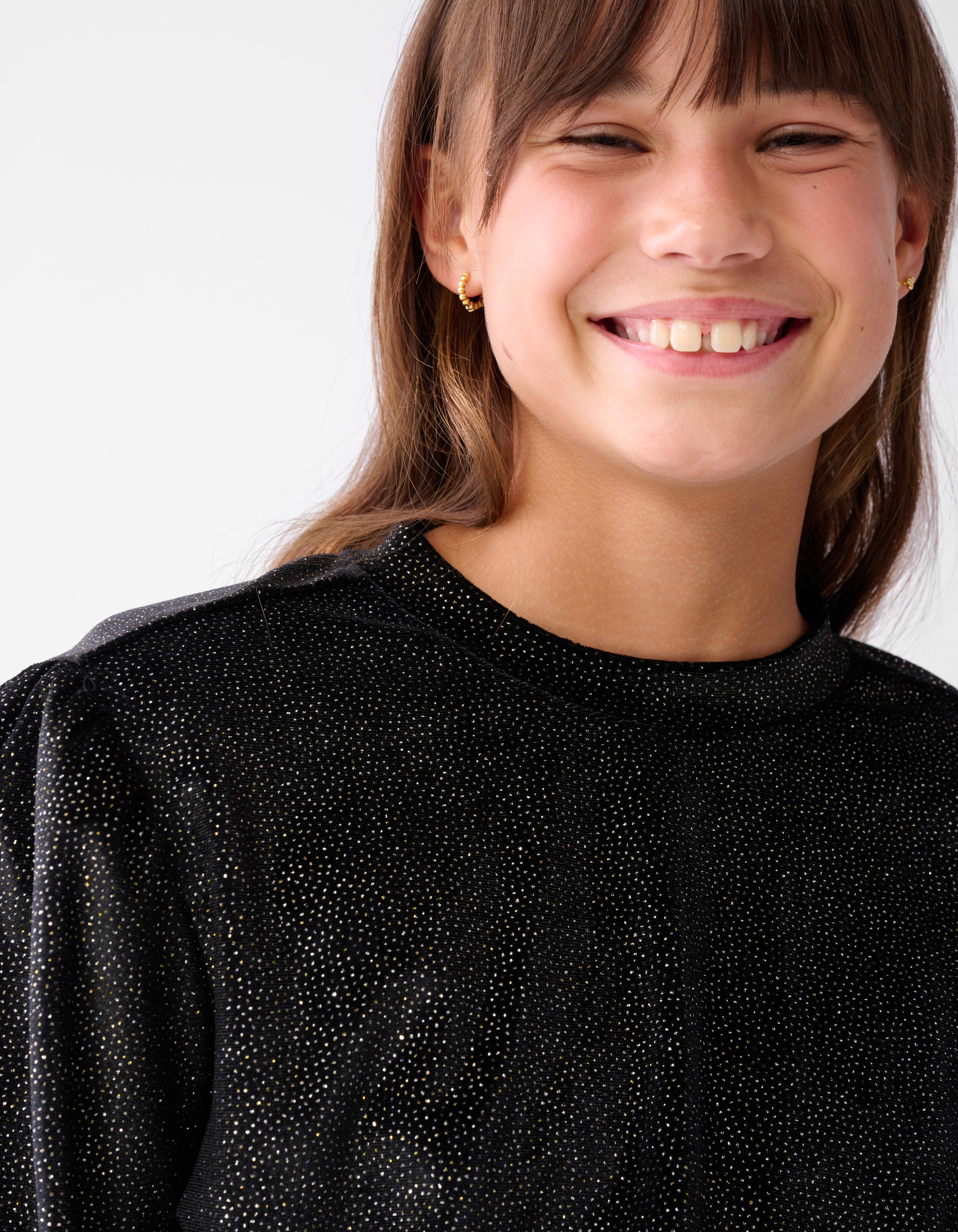 Glitter Jurk Zwart SHOEBY GIRLS