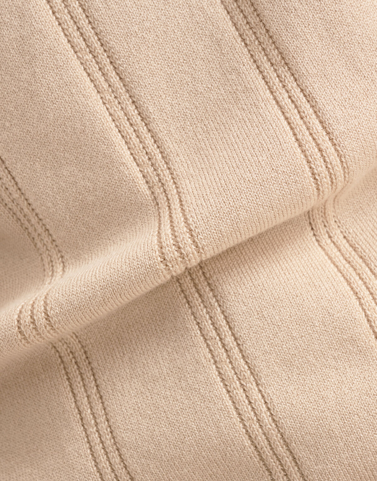 Gestreepte Crewneck Trui Beige SHOEBY MEN