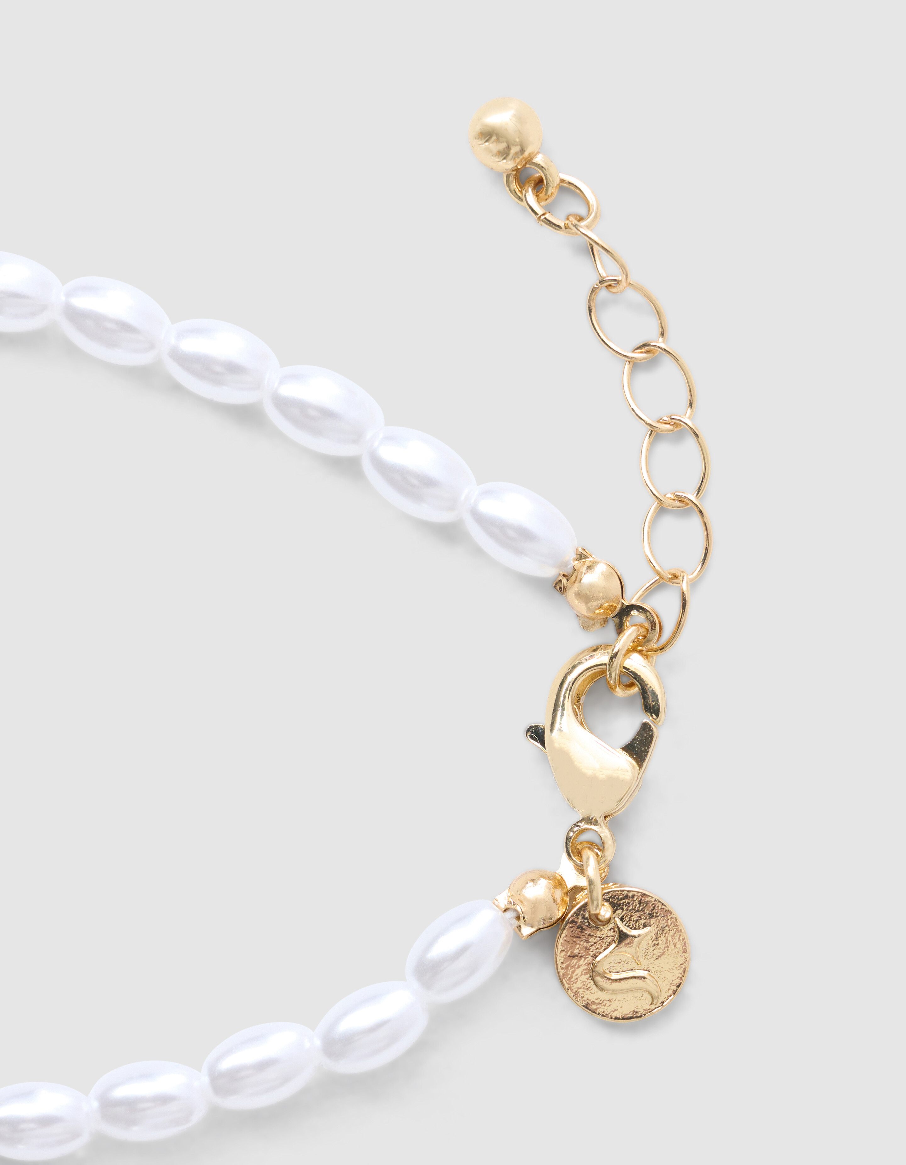 Parel Heart Armband Goud SHOEBY ACCESSOIRES