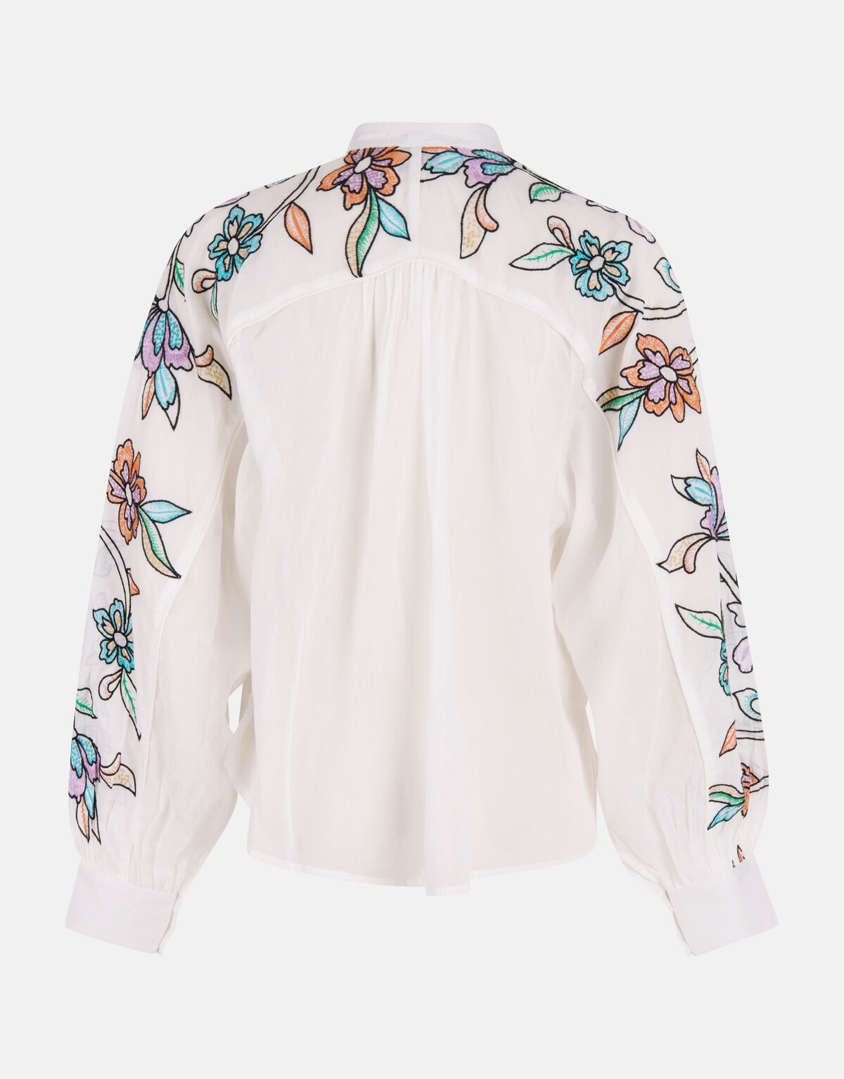 Geborduurde Blouse Gebroken Wit SHOEBY WOMEN