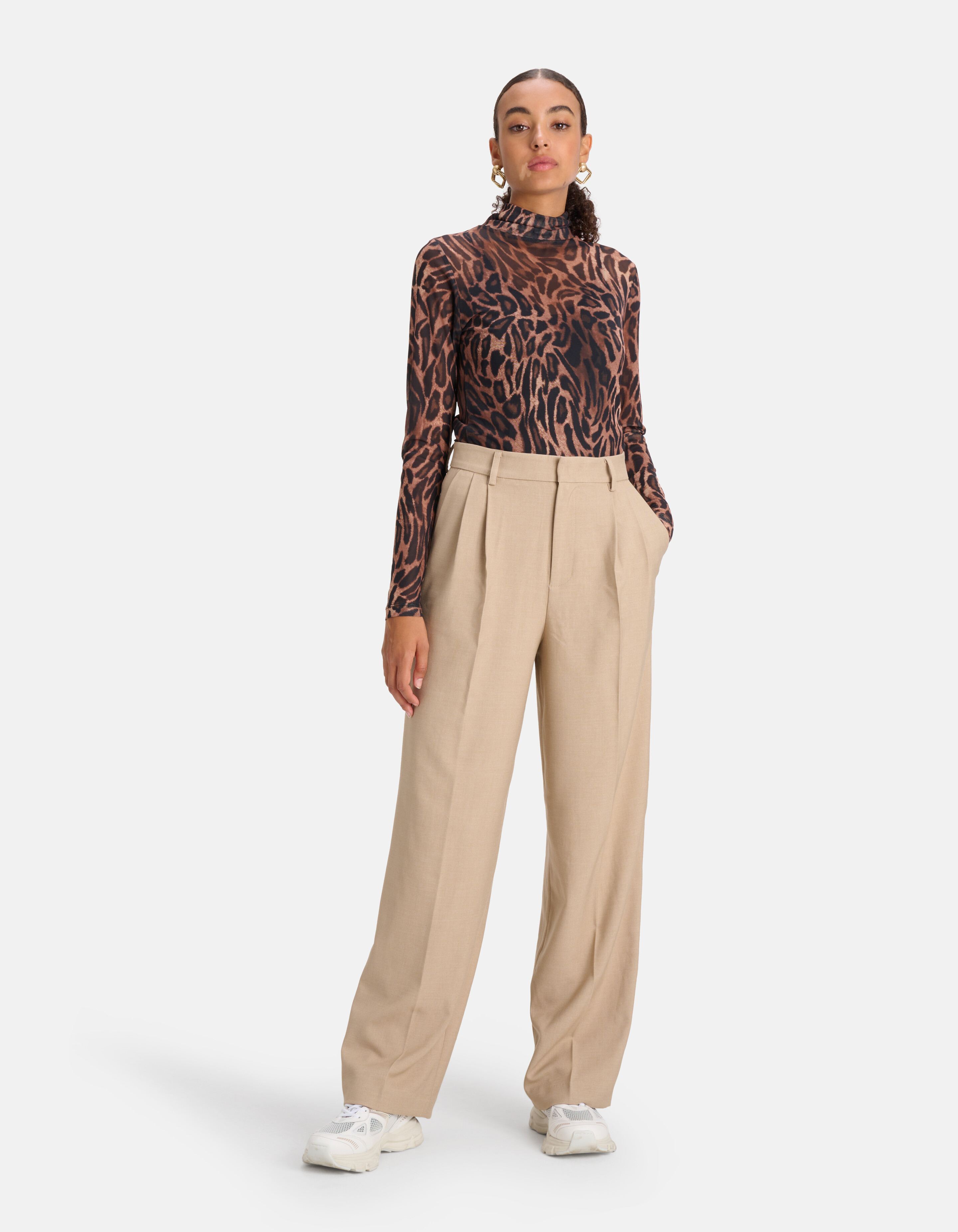 Loose Fit Pantalon Beige SHOEBY WOMEN