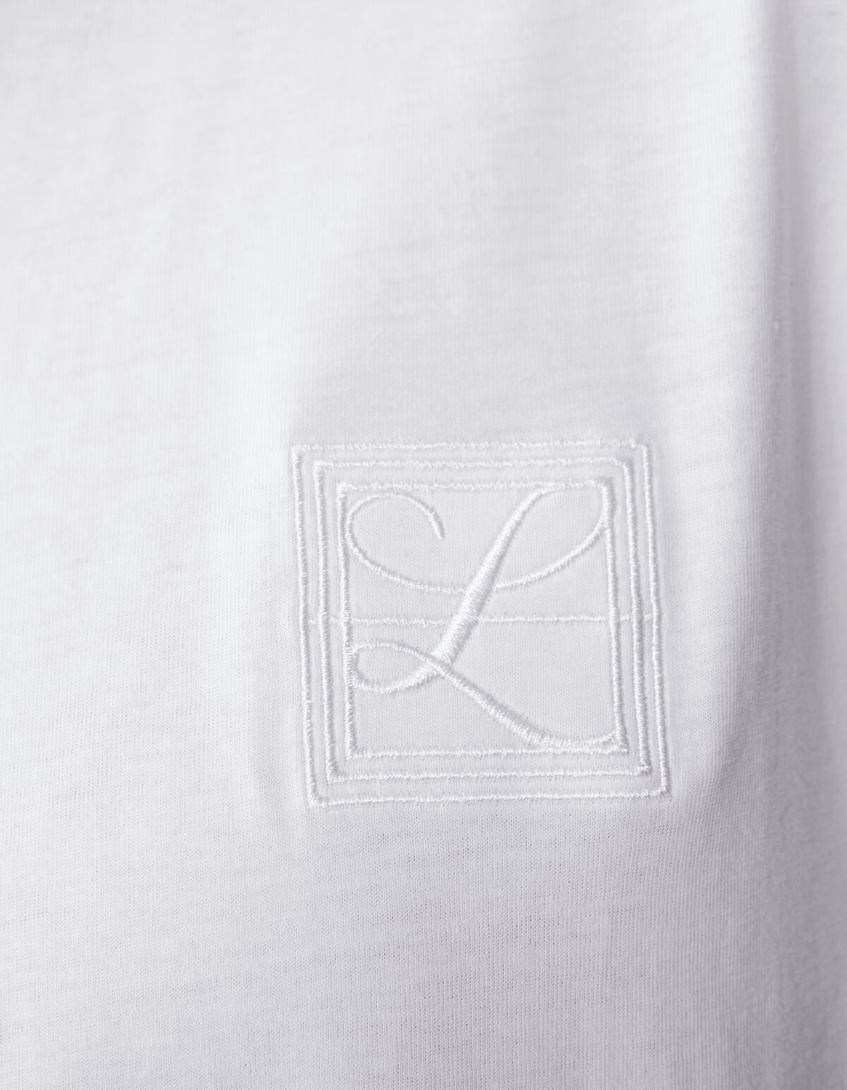 Oversized Basic T-shirt Wit By Lonneke SHOEBY WOMEN