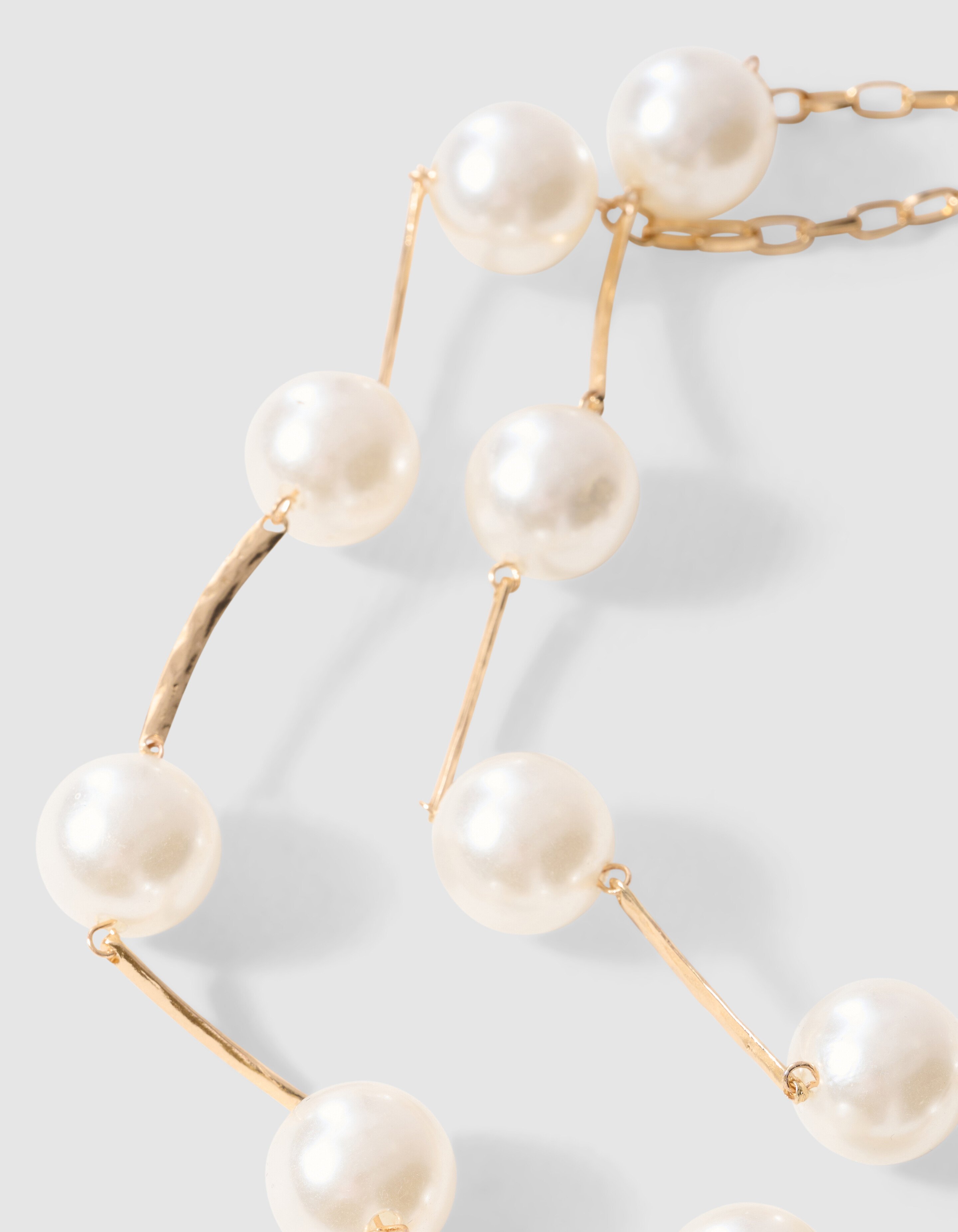 Double Pearl Ketting Goud SHOEBY ACCESSOIRES