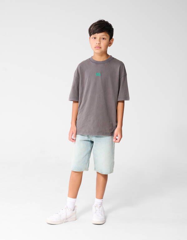 Brasil Artwork T-shirt Donkergrijs SHOEBY BOYS