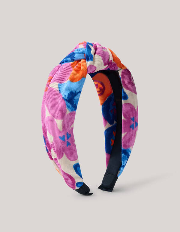 Printed Haarband Gebroken Wit SHOEBY ACCESSOIRES