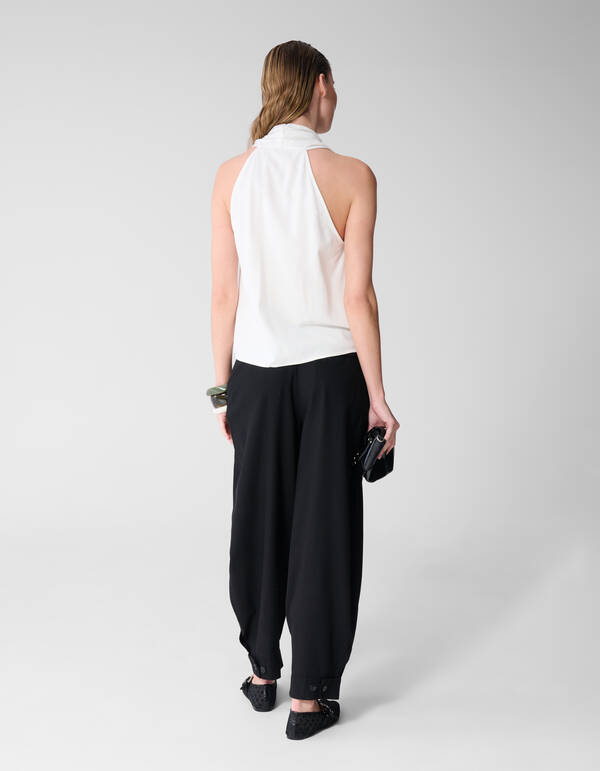 Drape Top Wit By Lonneke SHOEBY WOMEN