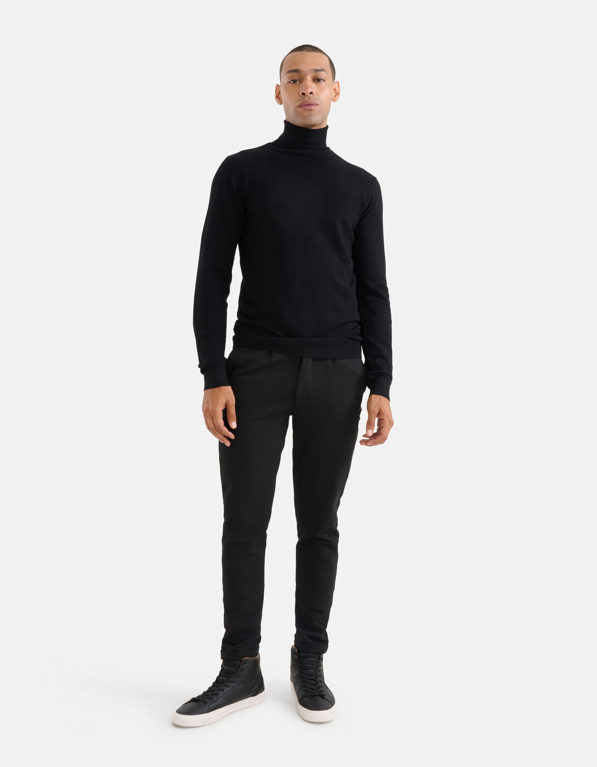 Slim Fit Pantalon Zwart SHOEBY MEN