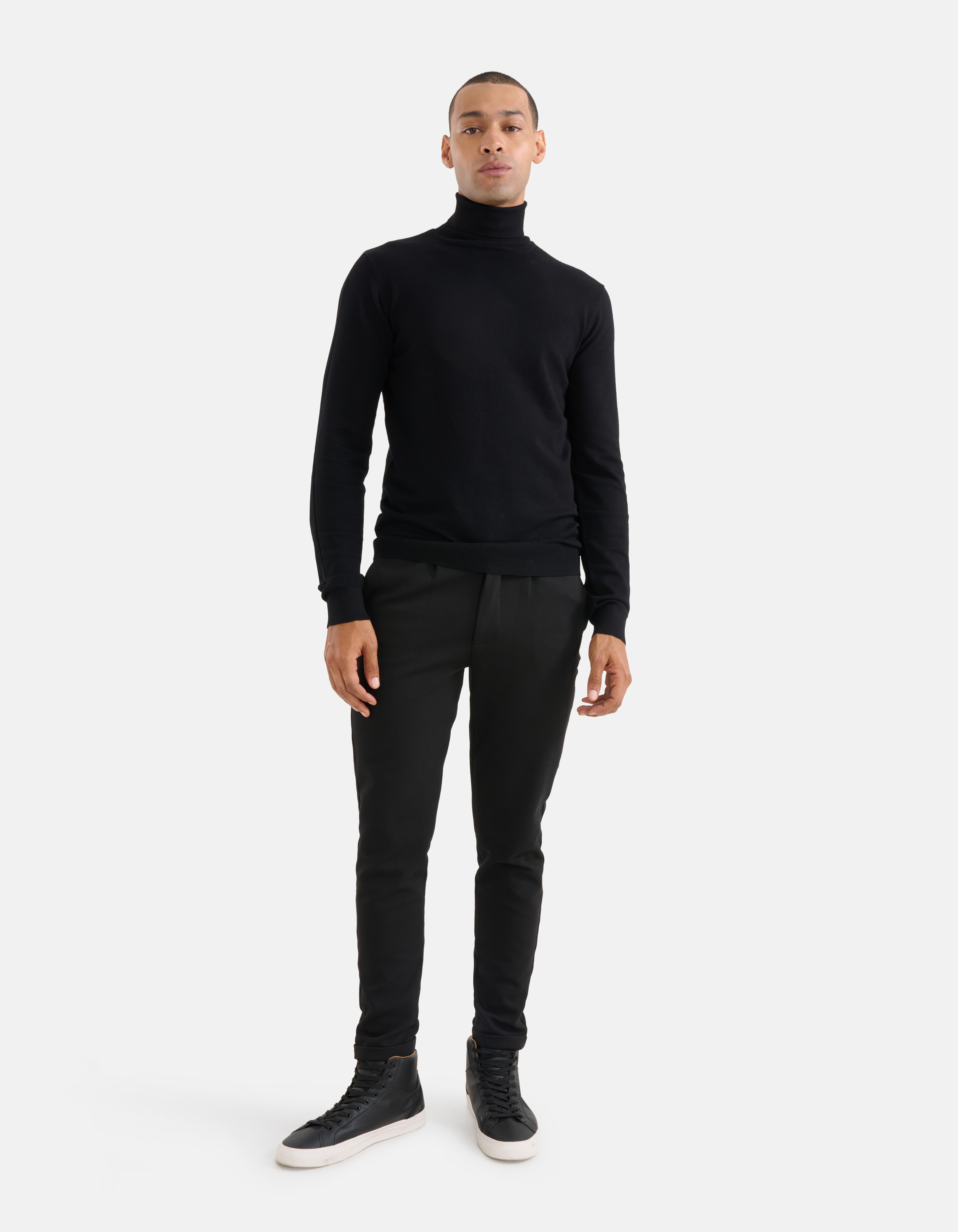 Slim Fit Pantalon Zwart SHOEBY MEN