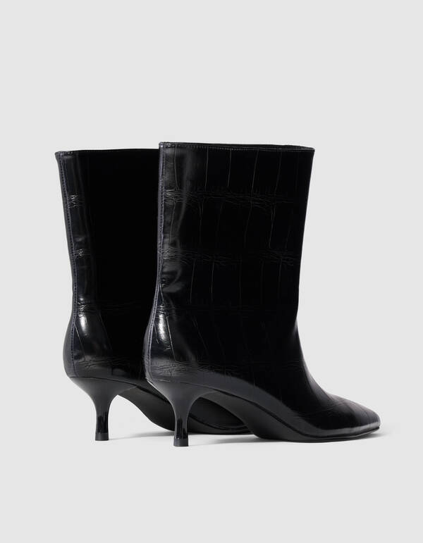 Croco Laarzen Zwart SHOEBY SHOES