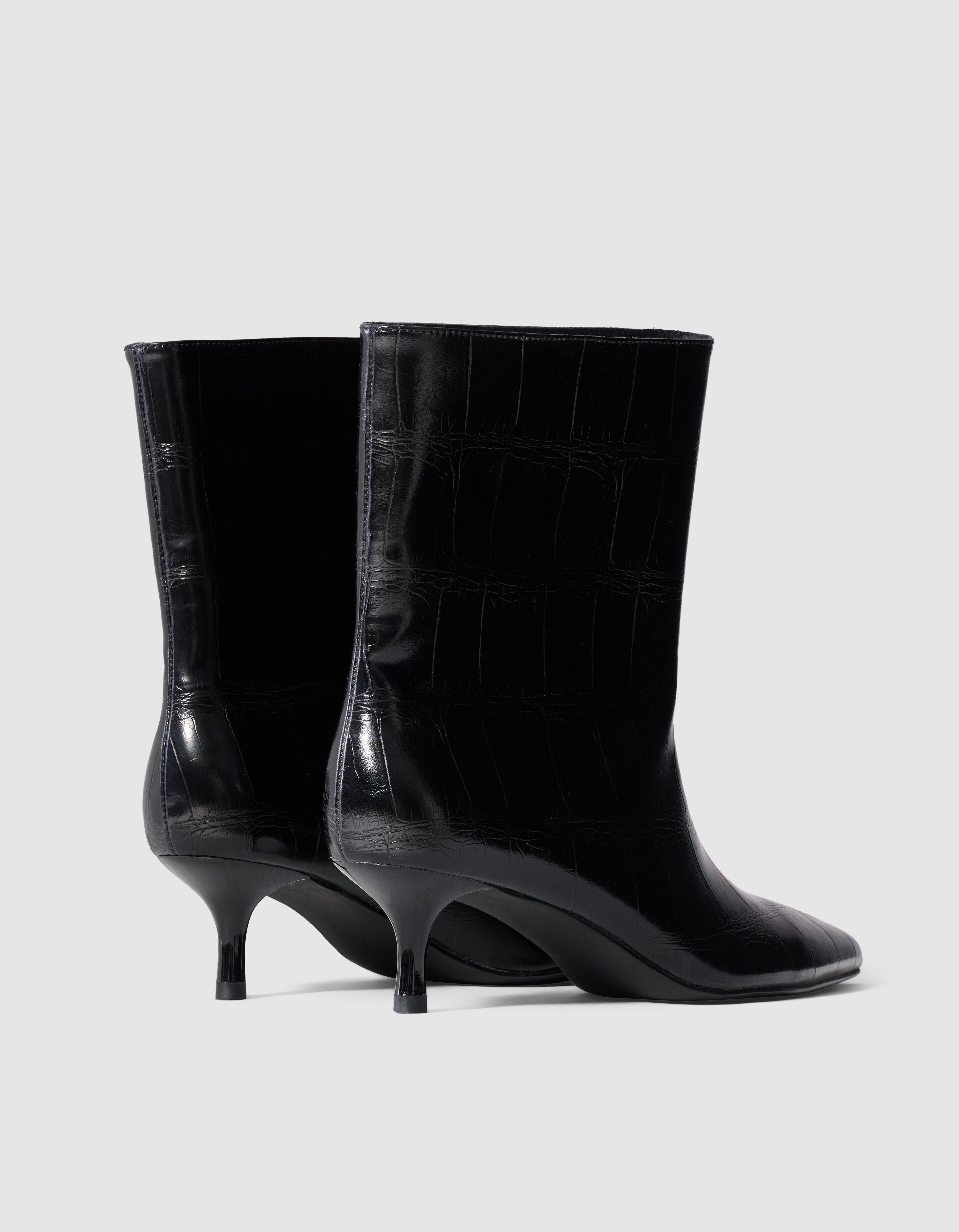Croco Laarzen Zwart SHOEBY SHOES