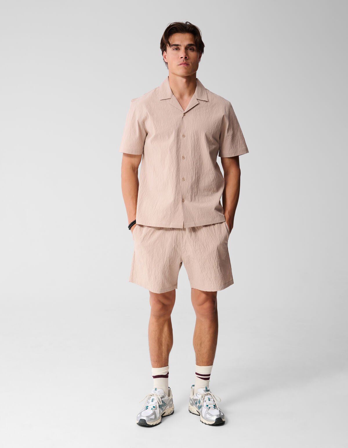 Structuur Short/Zwembroek Zand SHOEBY MEN