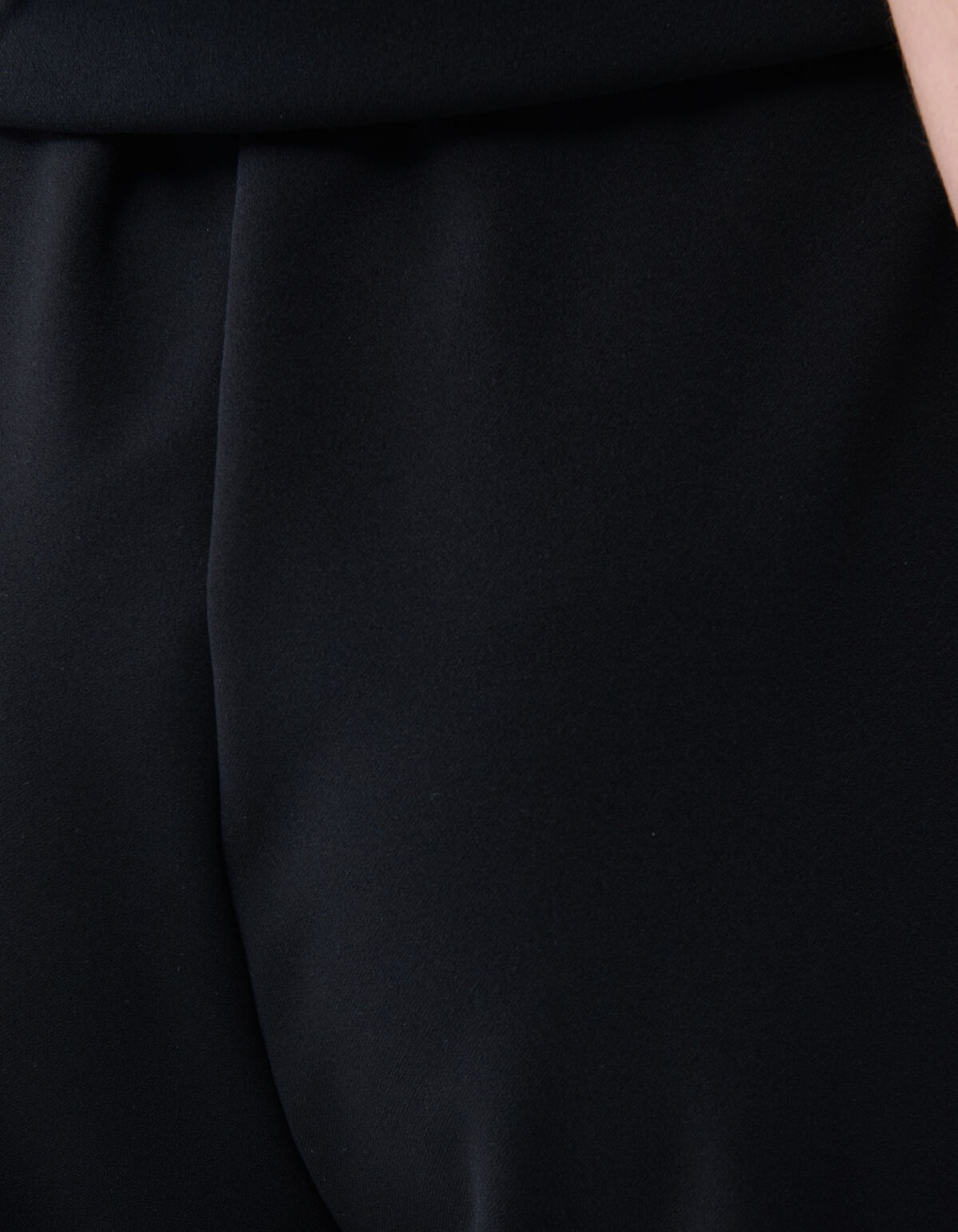 Basis Wide Leg Broek Zwart SHOEBY WOMEN