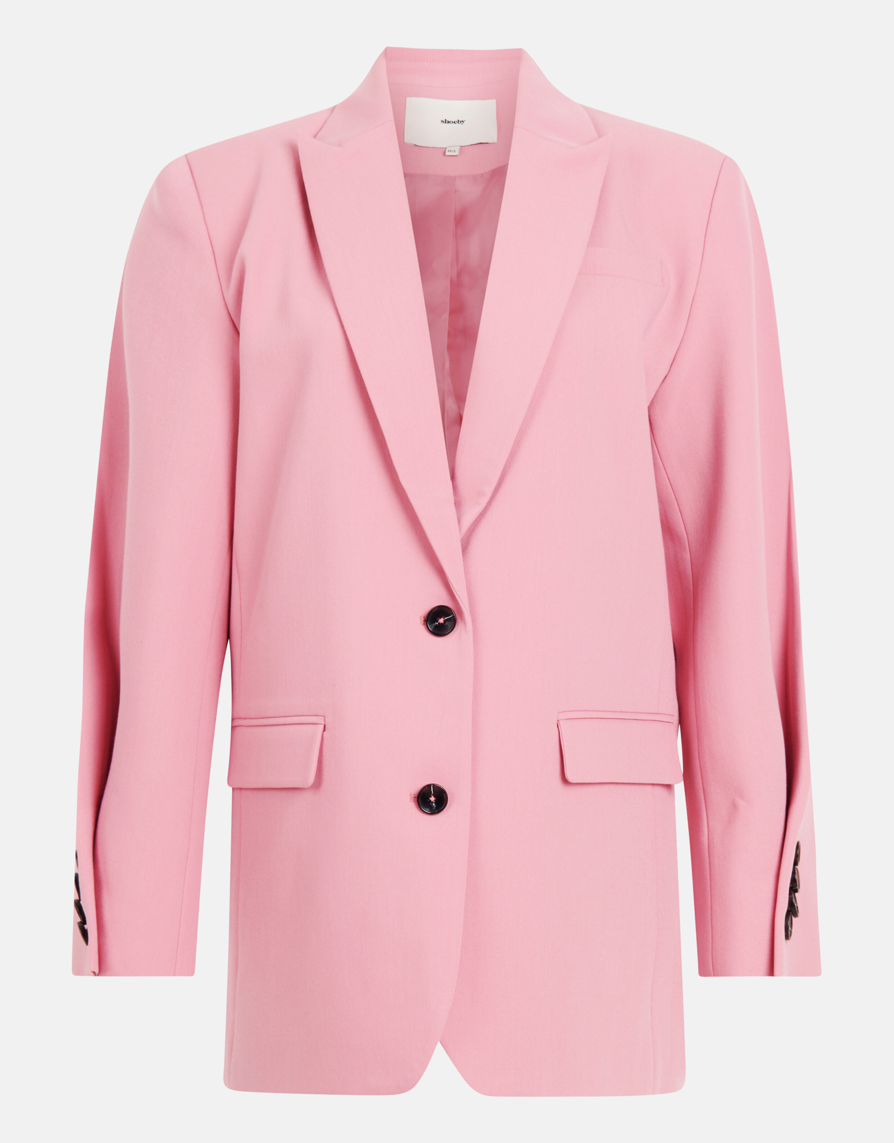 Oversized Deconstructed Blazer Roze SHOEBY WOMEN