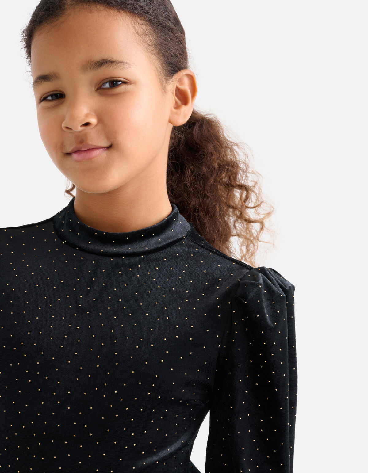 Velvet Top Zwart By Nicolette SHOEBY GIRLS