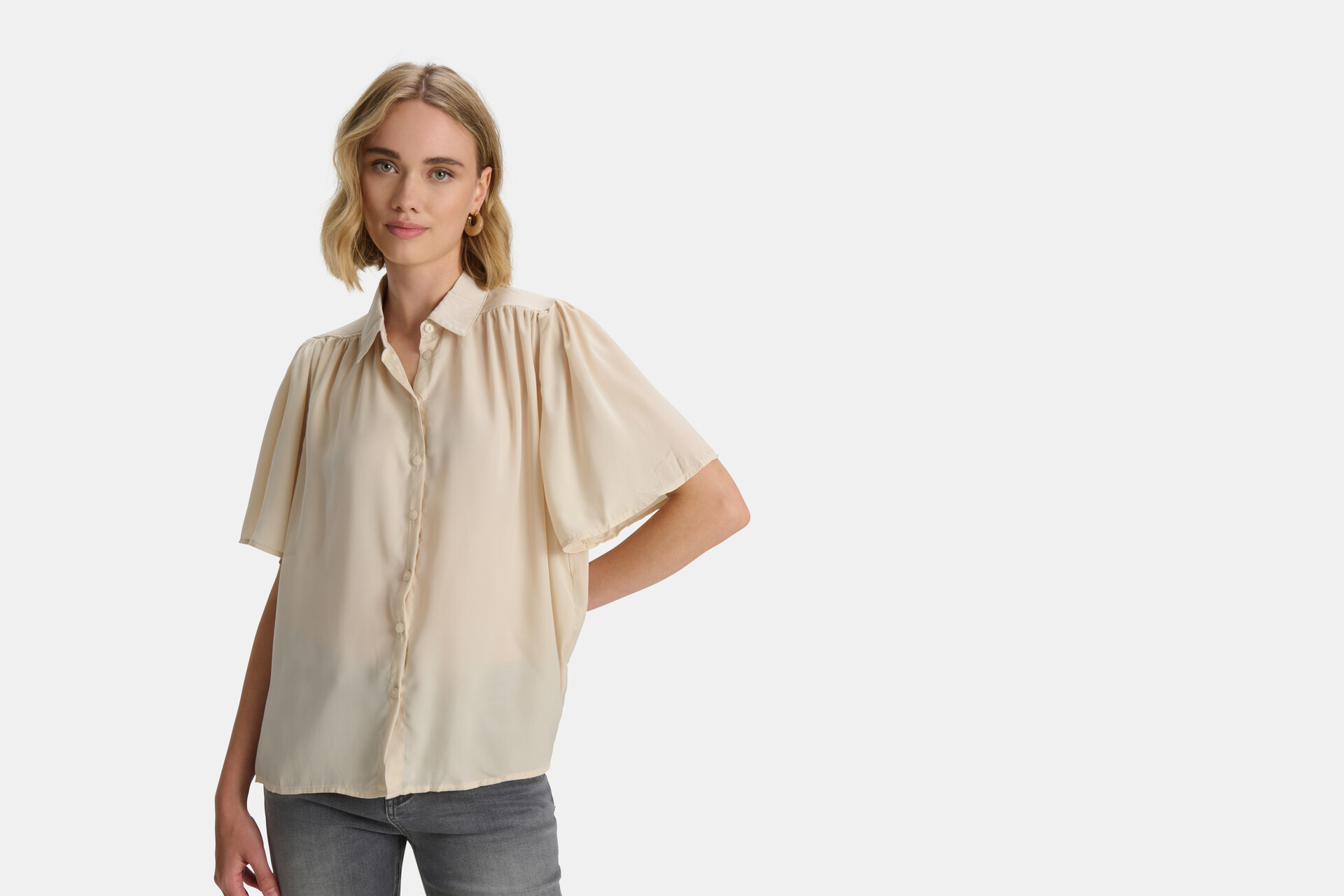 Satin Sun Blouse SHOEBY WOMEN
