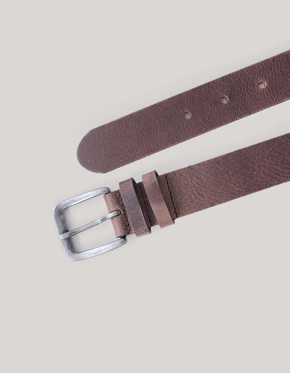 Leren Riem Donkerbruin SHOEBY MEN
