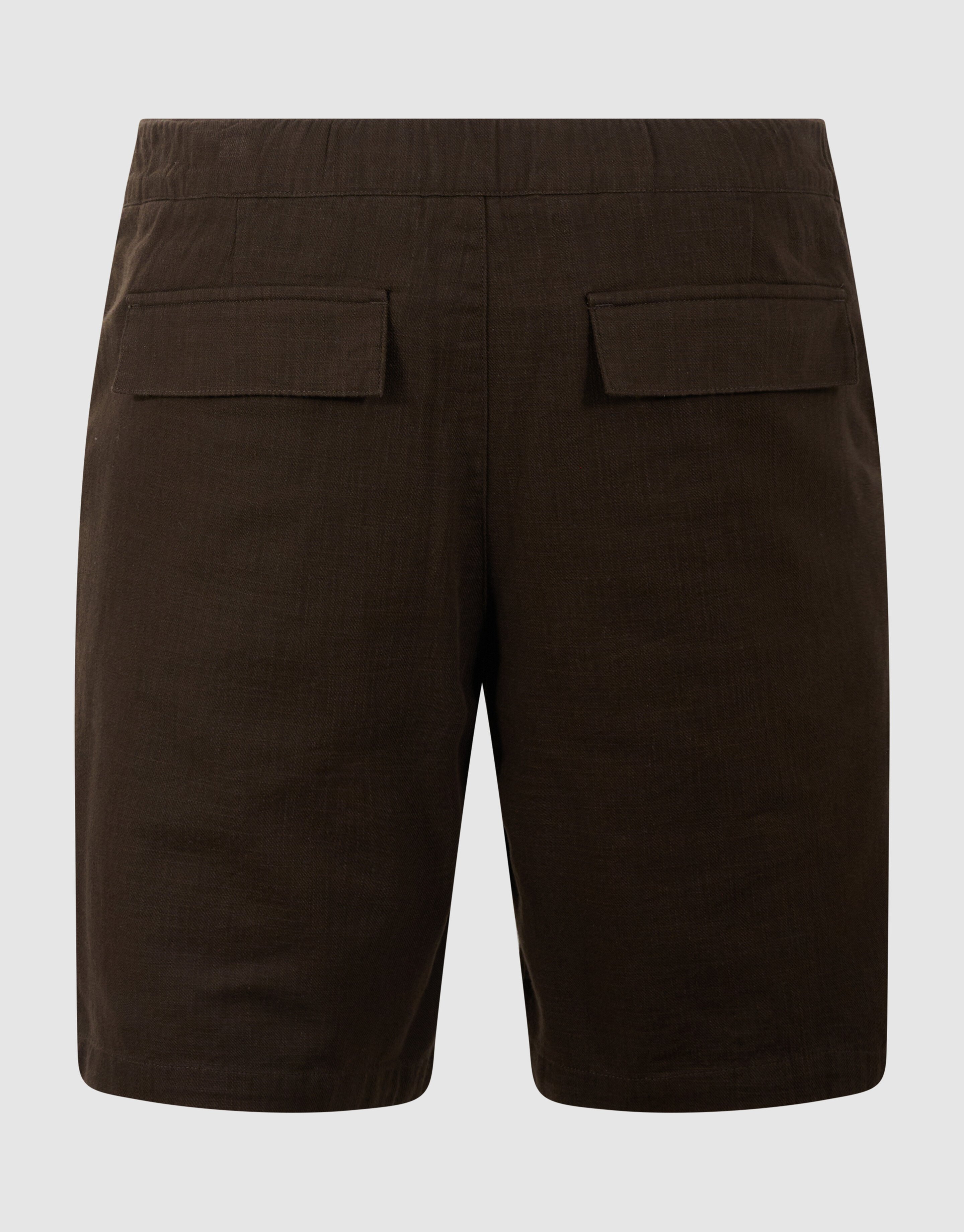 Structuur Short Donkerbruin SHOEBY MEN