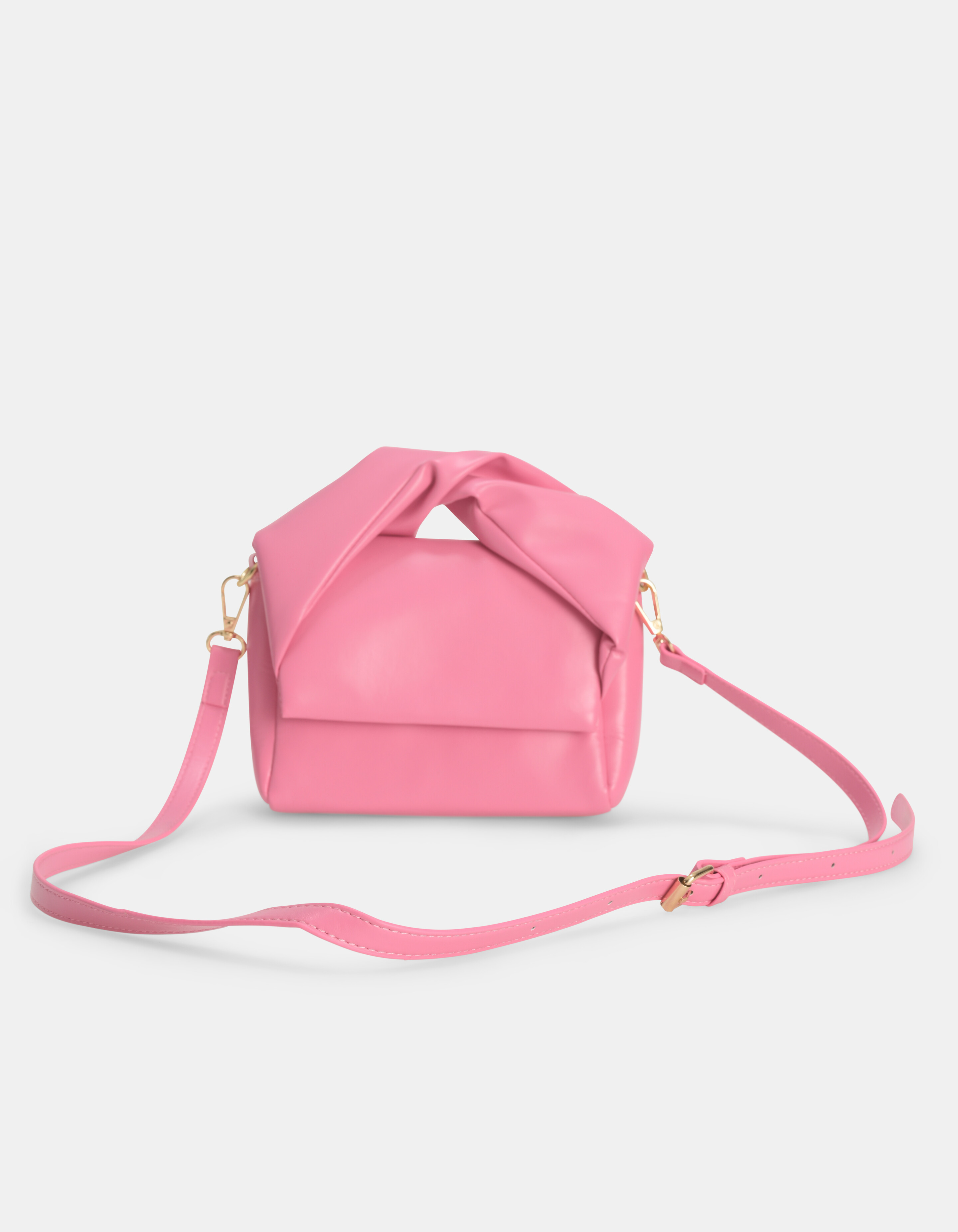 Small Twisted Tas Roze SHOEBY ACCESSOIRES