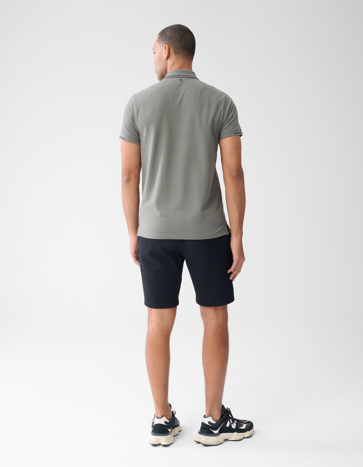 Pique Polo Donkergroen SHOEBY MEN