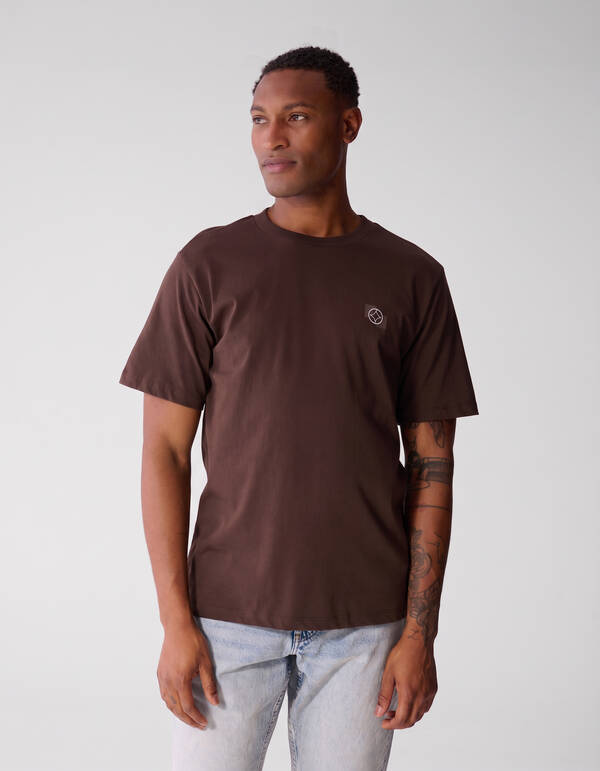 Artwork T-shirt Donkerbruin SHOEBY MEN