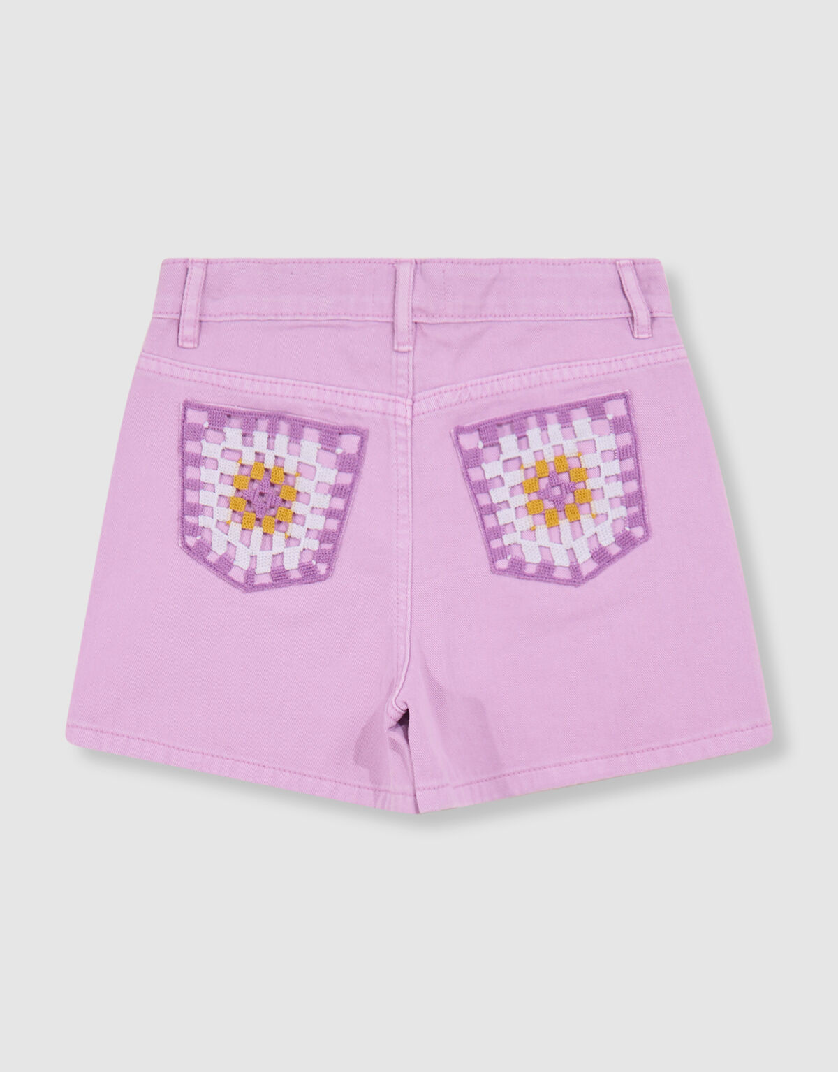 Crochet Short Paars SHOEBY GIRLS