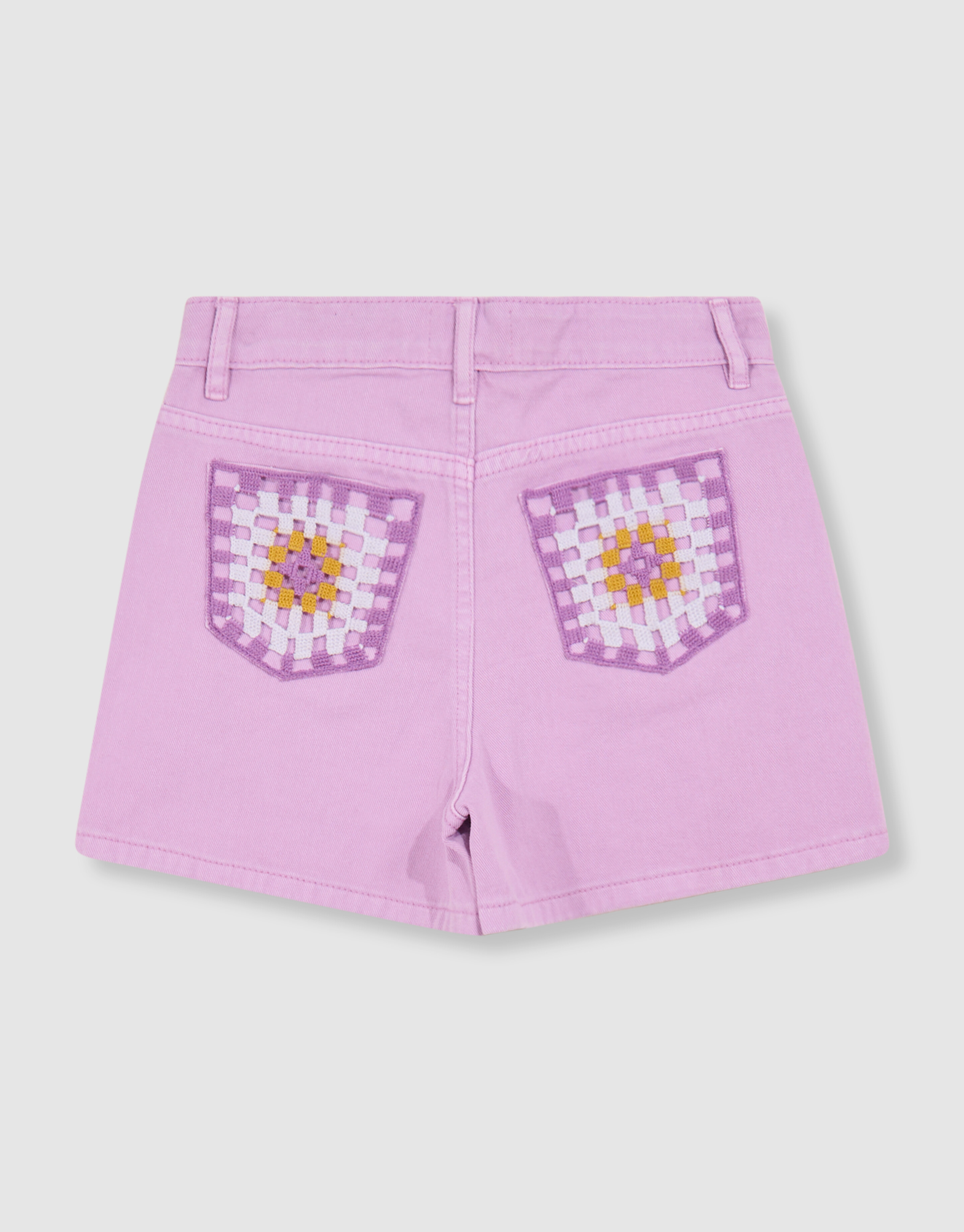 Crochet Short Paars SHOEBY GIRLS