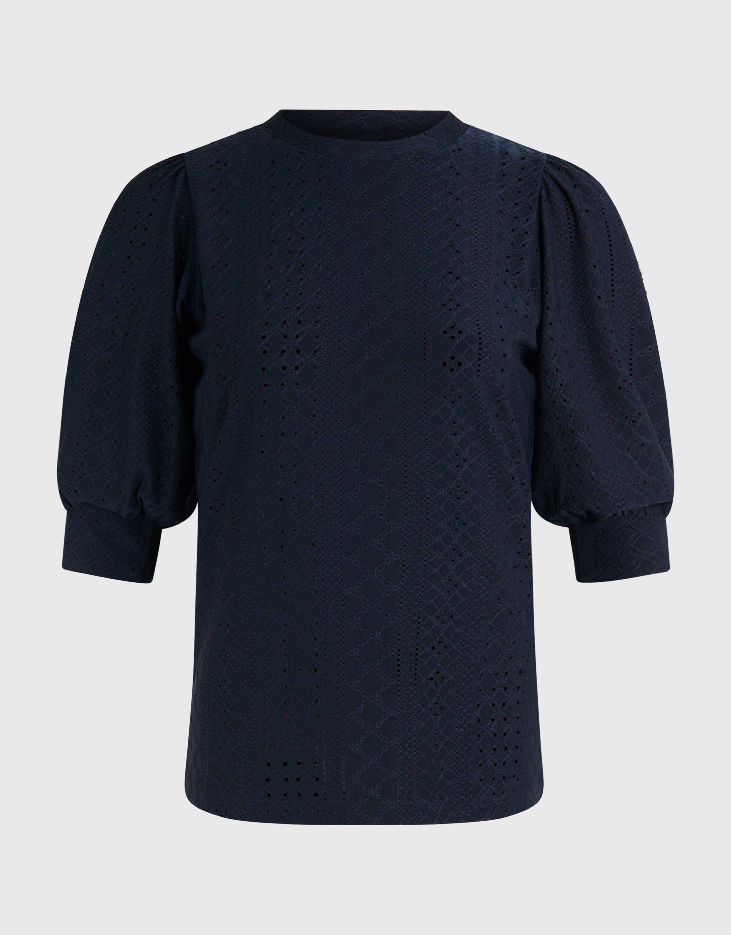 Embroidery Top Donkerblauw SHOEBY WOMEN