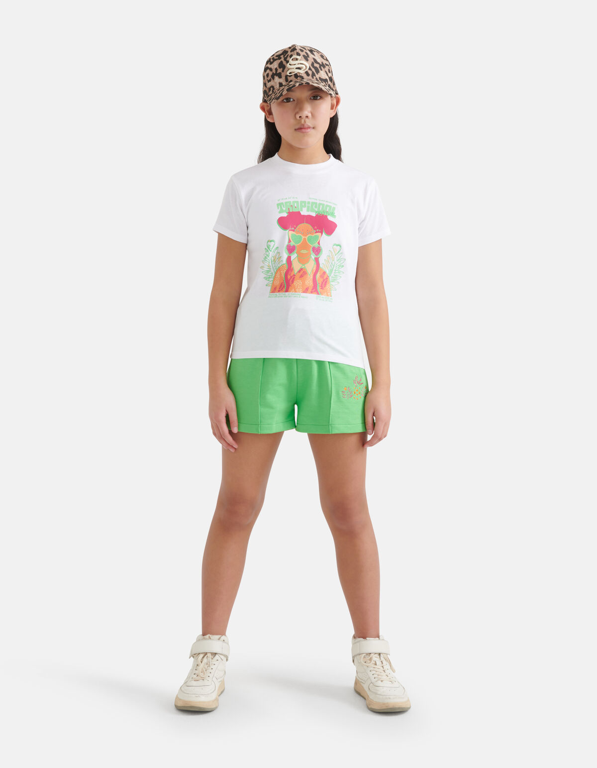 Artwork T-shirt Wit SHOEBY GIRLS