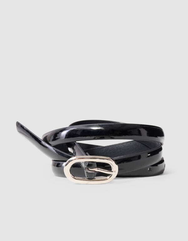 Lak Riem Zwart SHOEBY ACCESSOIRES