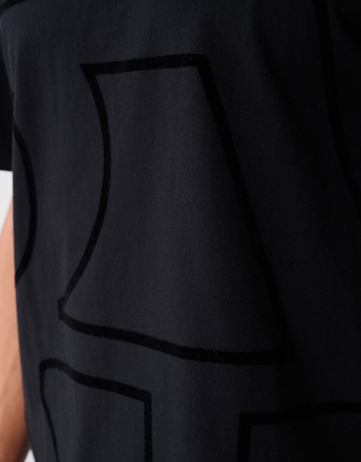Flock Line Artwork T-shirt Zwart SHOEBY MEN
