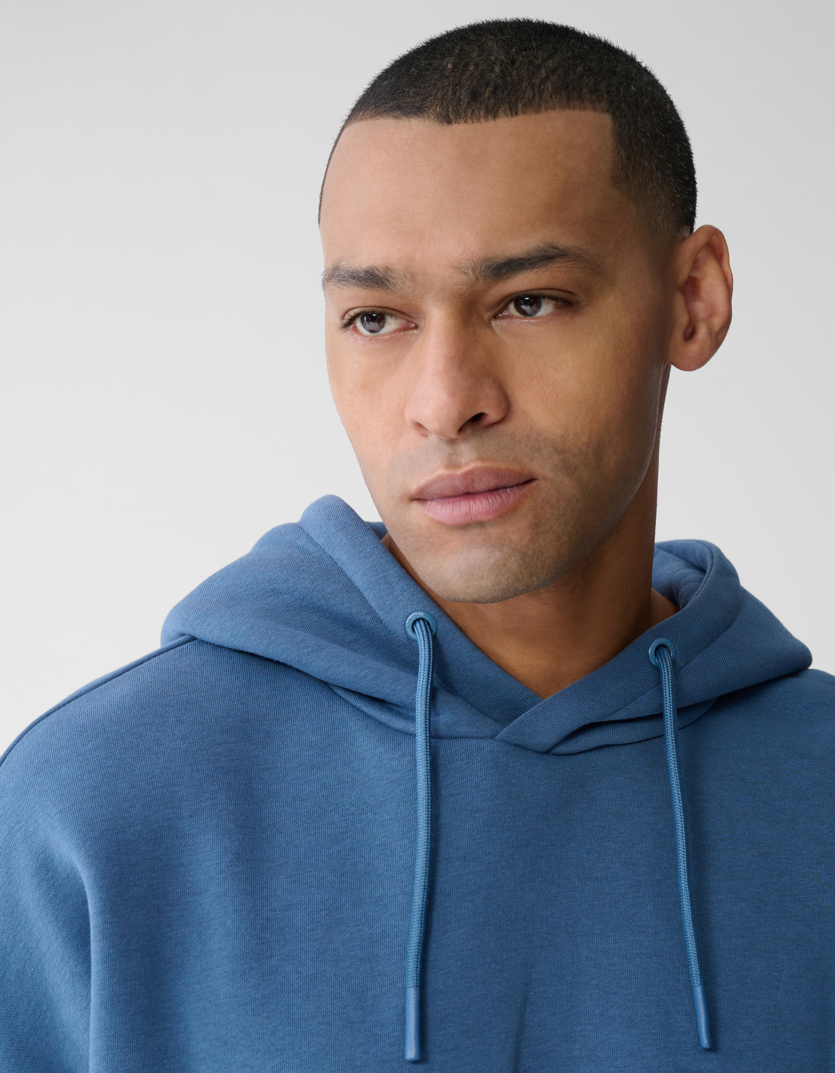 Label Sweat Hoodie Blauw SHOEBY MEN