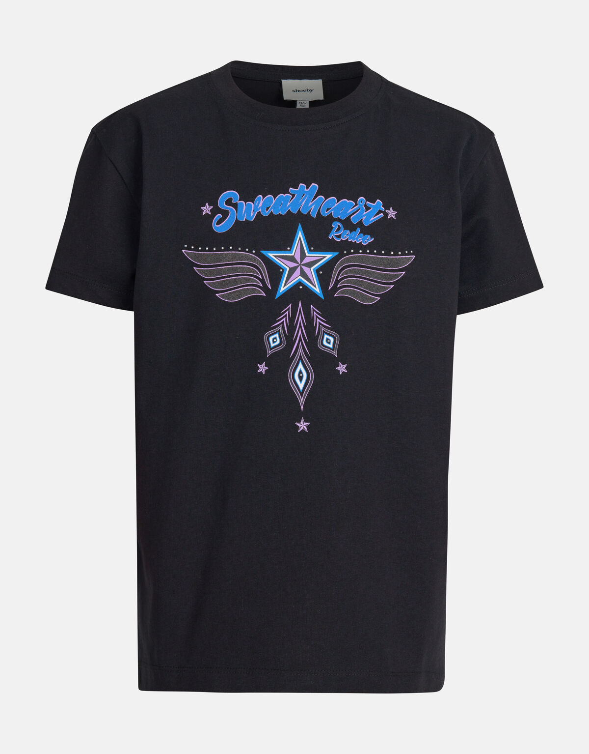 Western Artwork T-shirt Zwart SHOEBY GIRLS