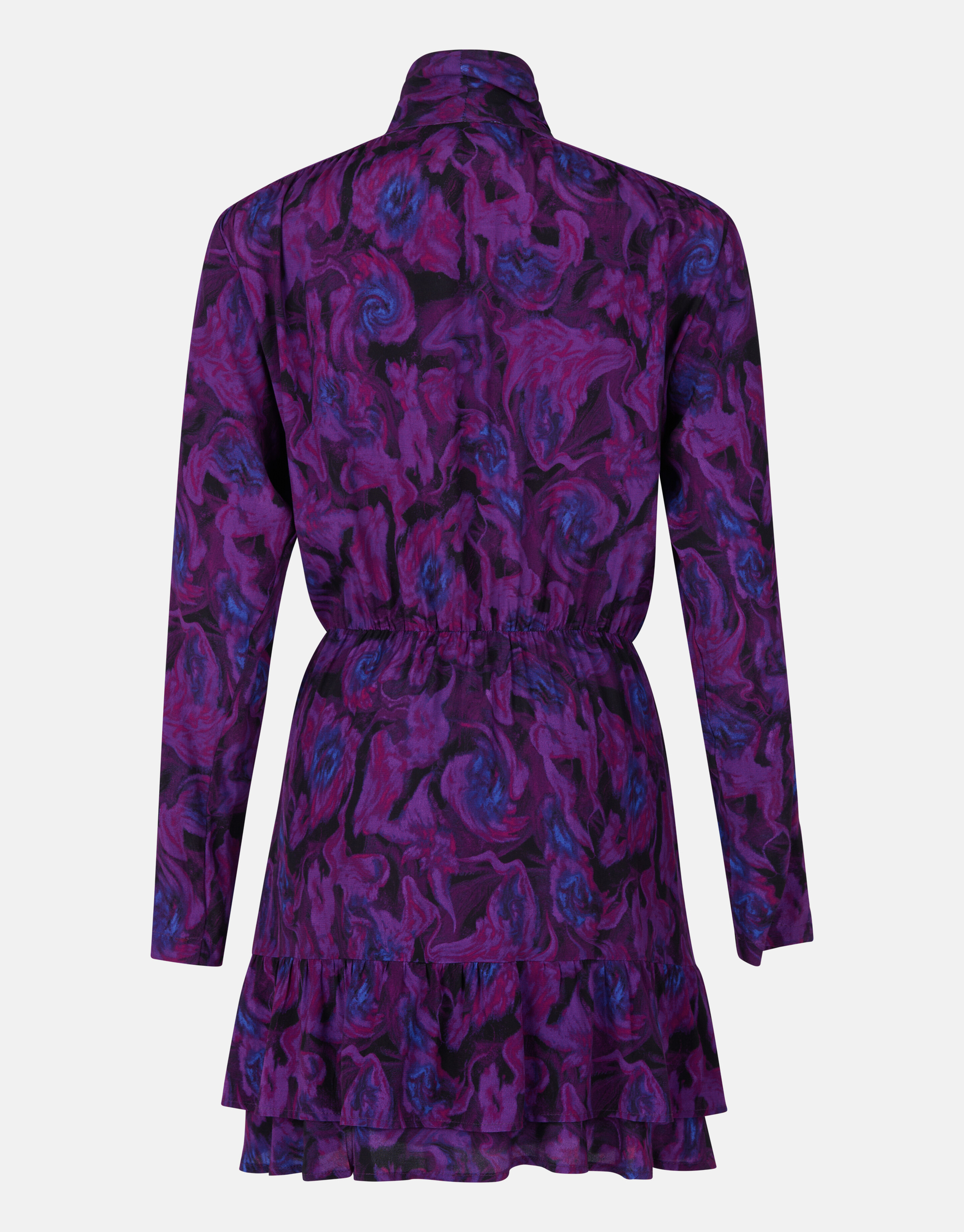 Bloemenprint Strik Jurk Paars SHOEBY WOMEN