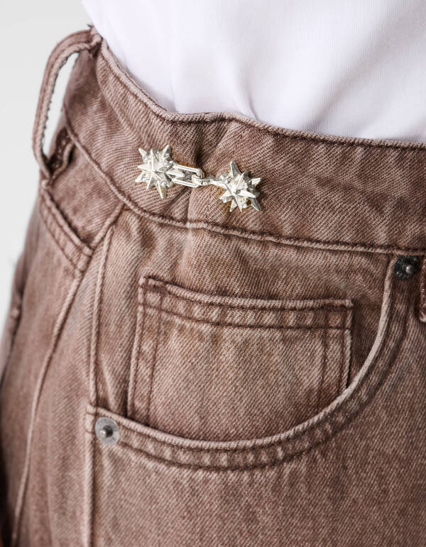 Ster Jeans Pins Zilver SHOEBY ACCESSOIRES