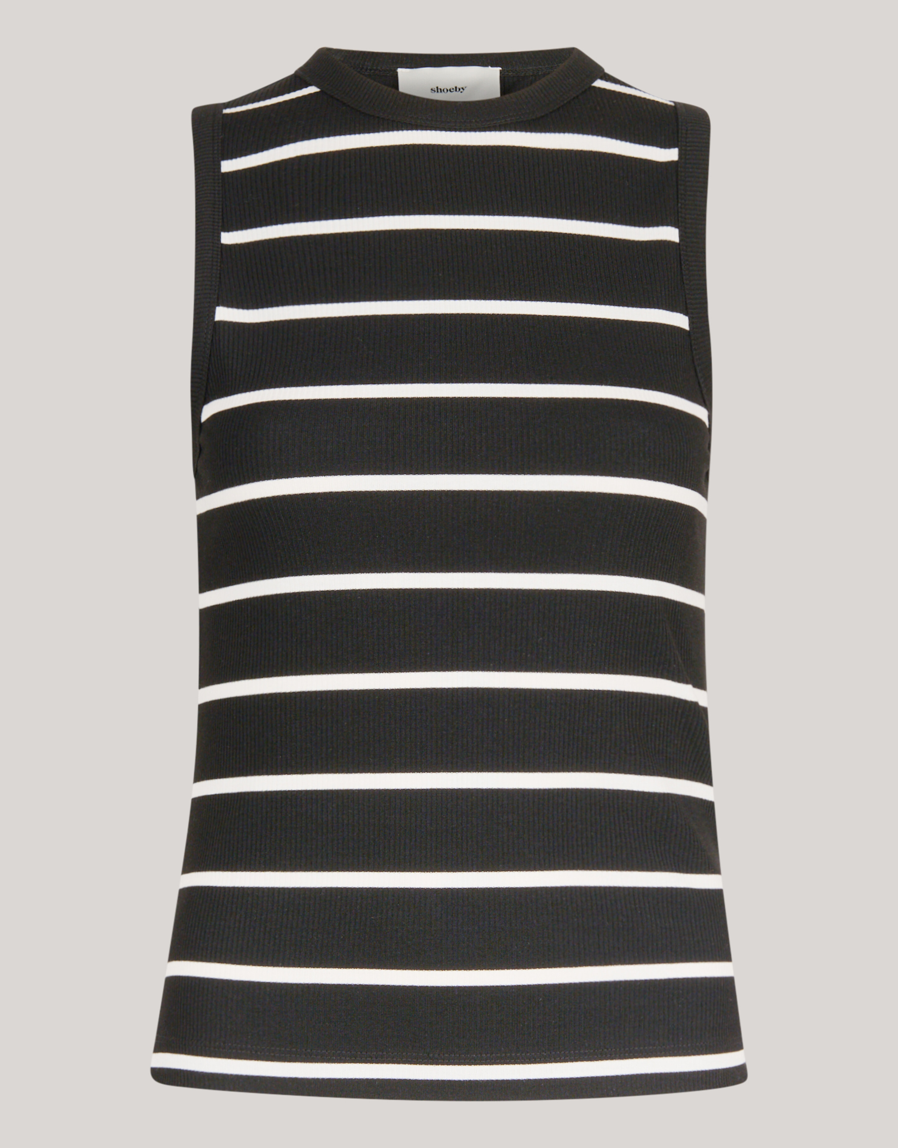 Gestreepte Tanktop Zwart/Wit SHOEBY WOMEN