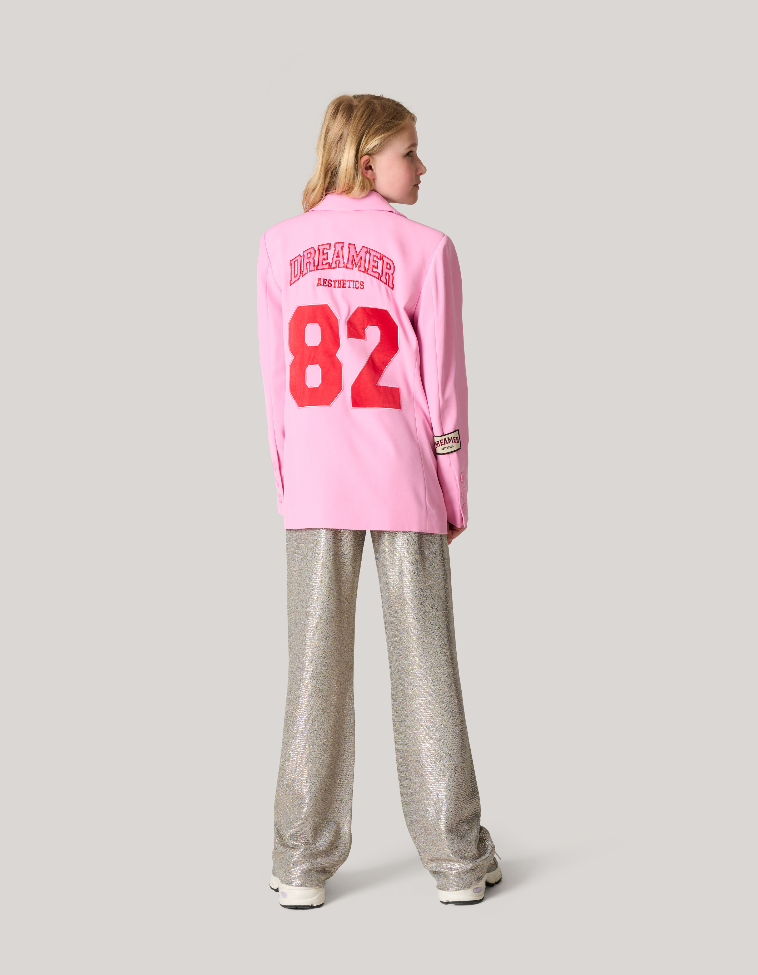 Varsity Blazer Roze SHOEBY GIRLS