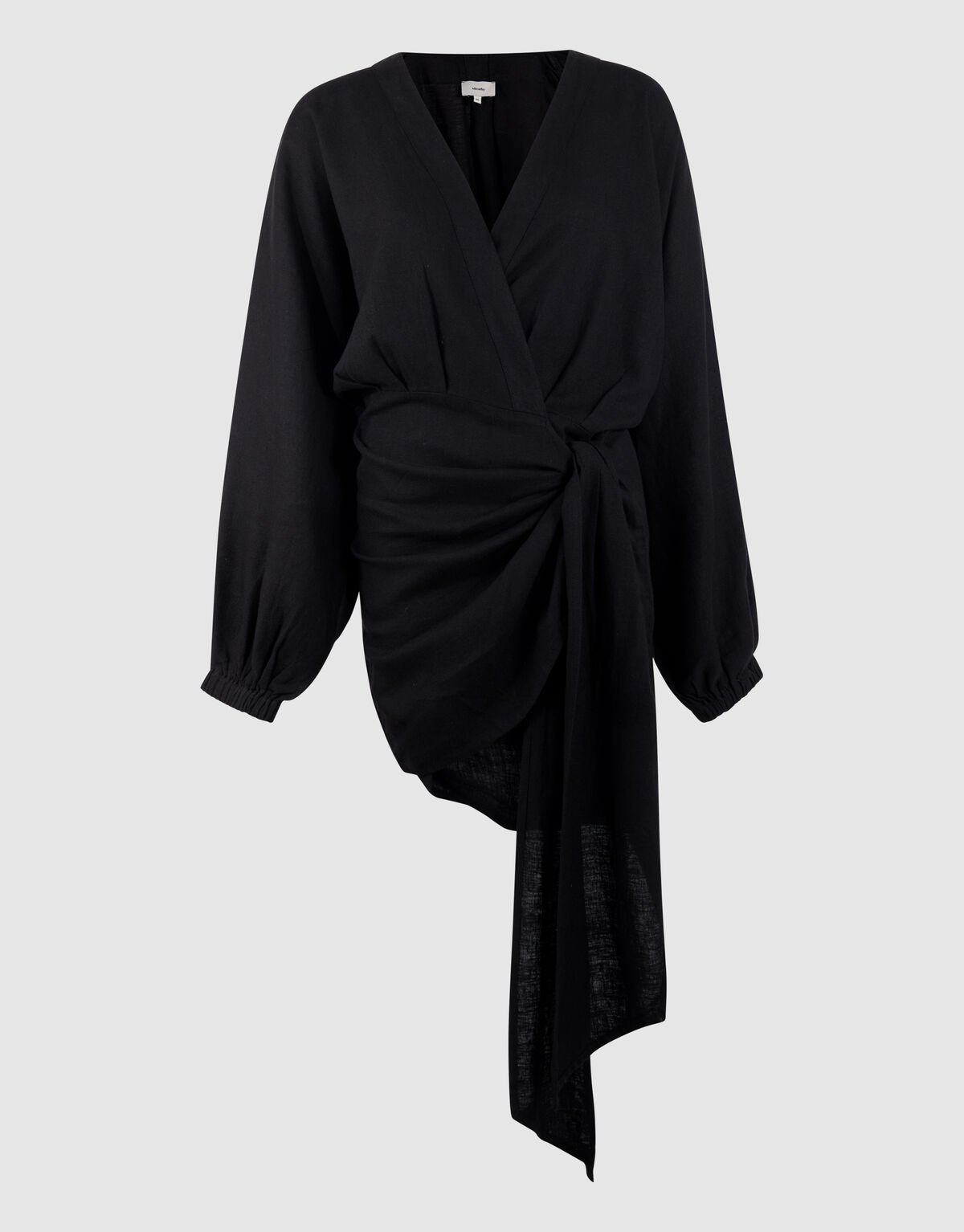 Overslag Mini Jurk Zwart By Lonneke SHOEBY WOMEN