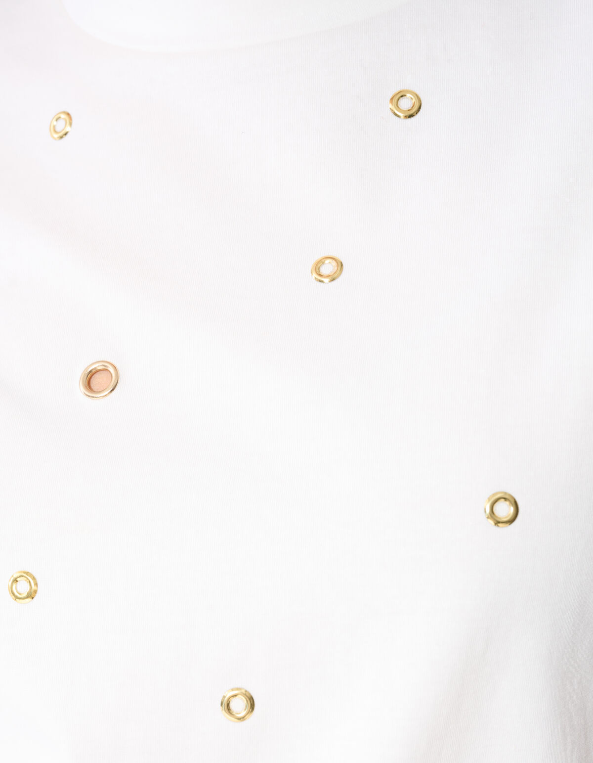 Oversized Eyelet T-shirt Wit SHOEBY WOMEN