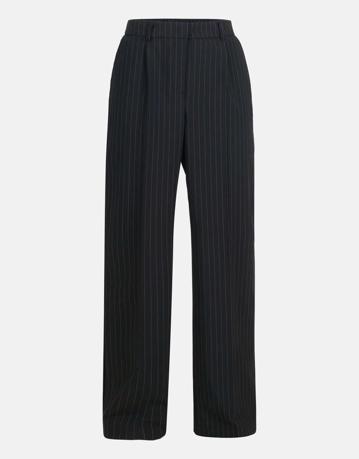 Loose Fit Pintstripe Pantalon Zwart SHOEBY WOMEN