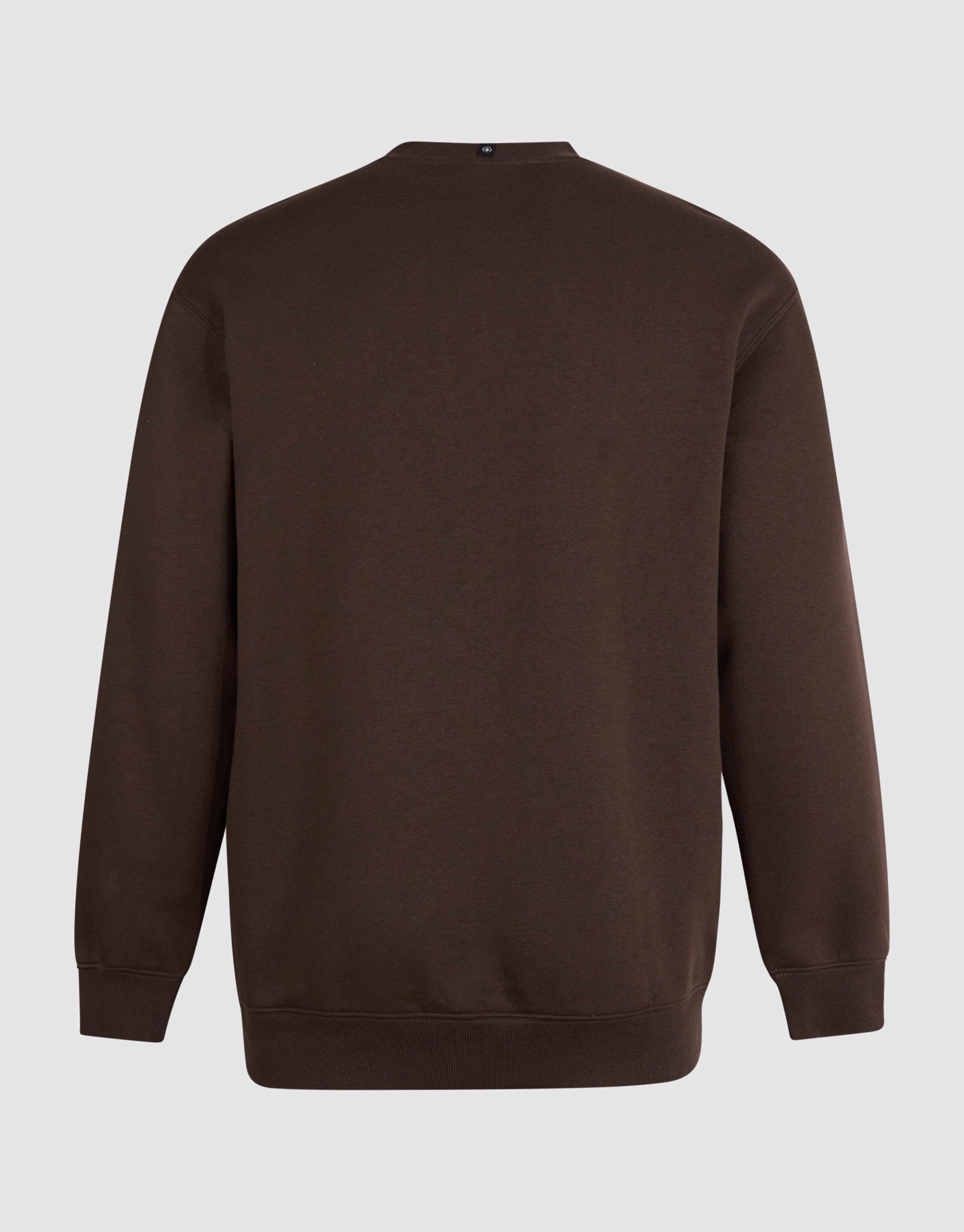Relaxed Basis Sweater Donkerbruin SHOEBY MEN