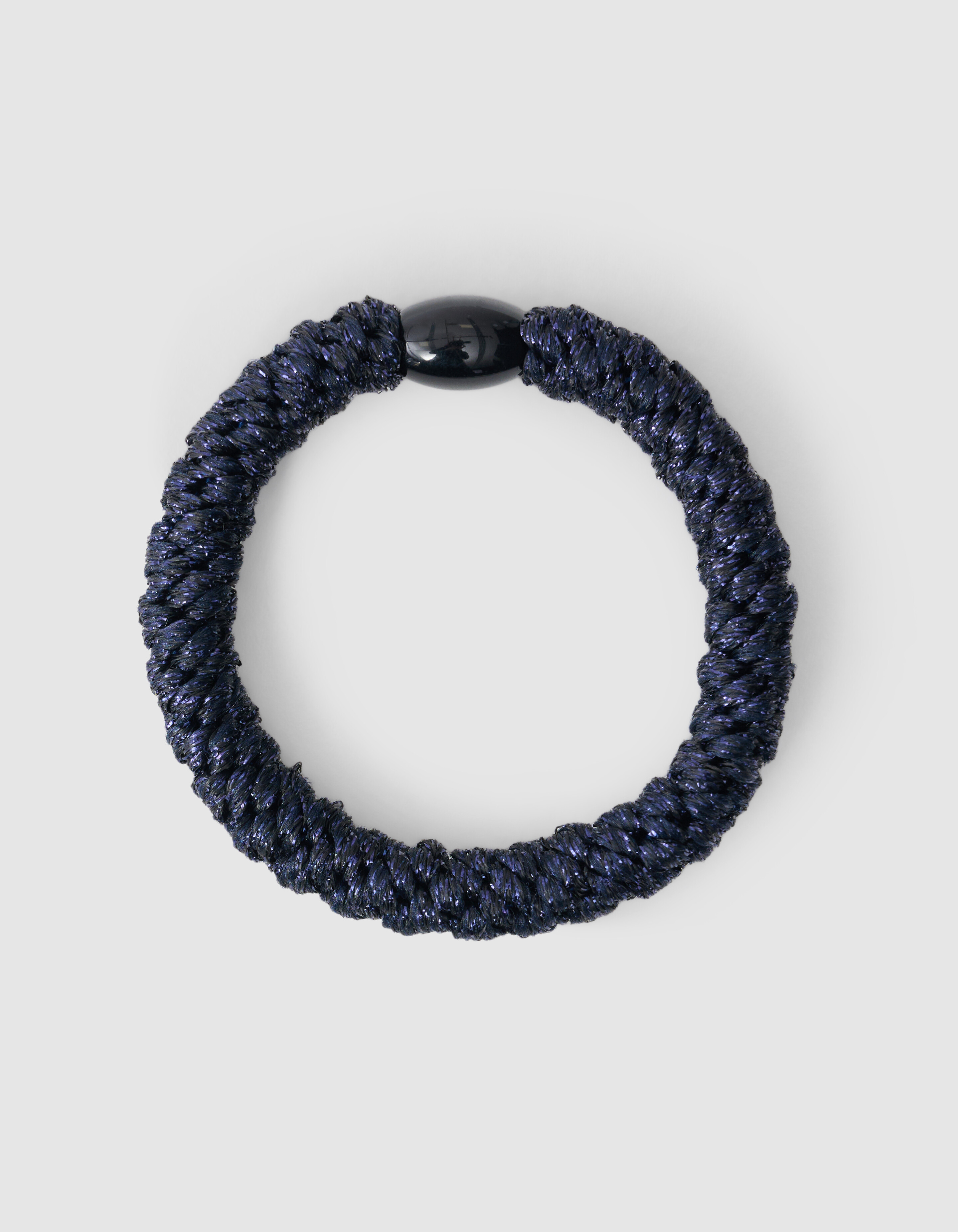 Lurex Haarelastiek Donkerblauw SHOEBY ACCESSOIRES