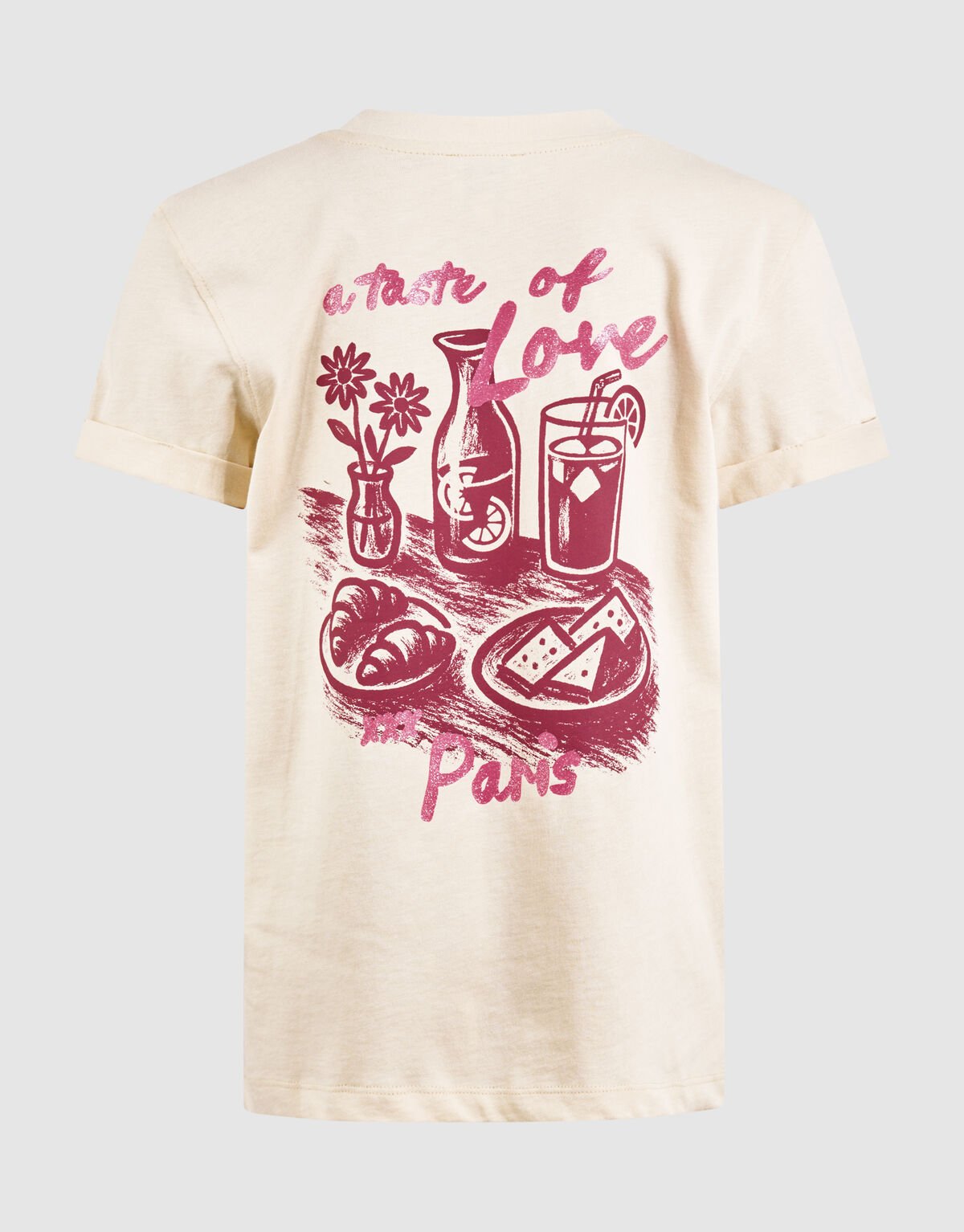 Taste Of Love Artwork T-shirt Zand SHOEBY GIRLS