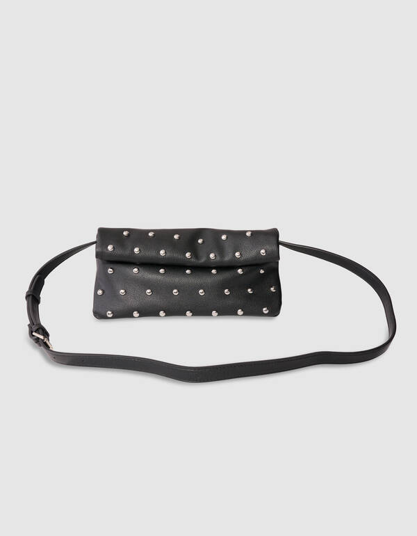 Folded Studs Tas Zwart SHOEBY ACCESSOIRES