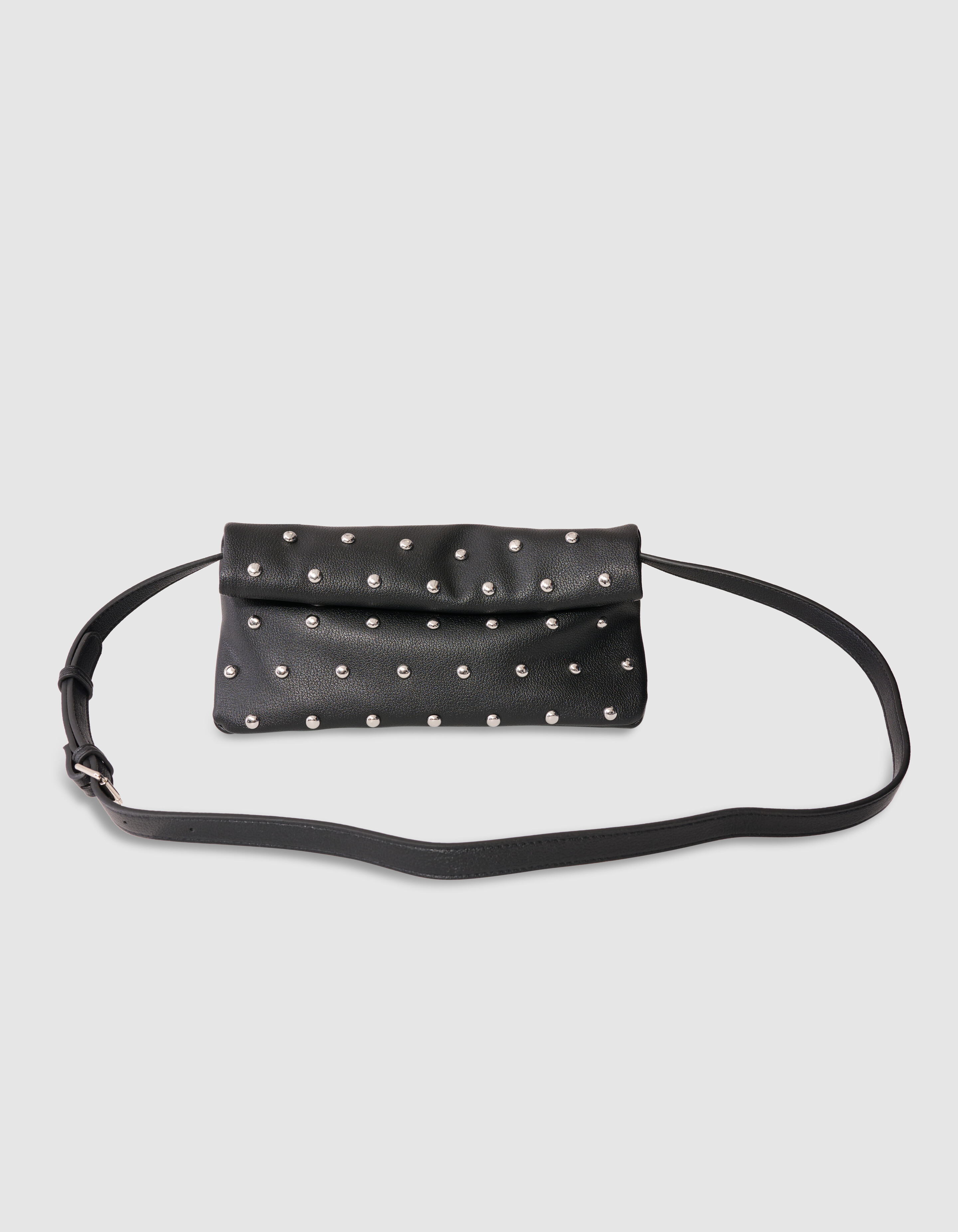 Folded Studs Tas Zwart SHOEBY ACCESSOIRES