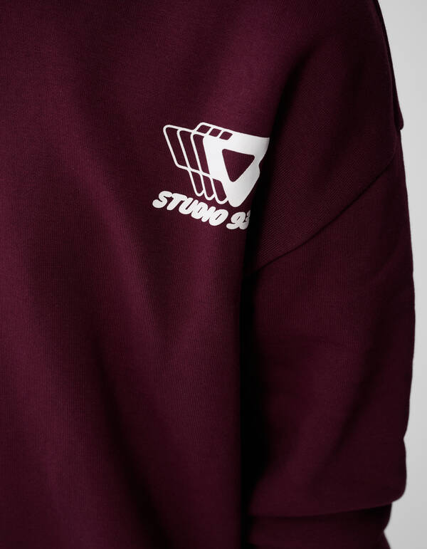 Chill Hoodie Donkerrood SHOEBY BOYS