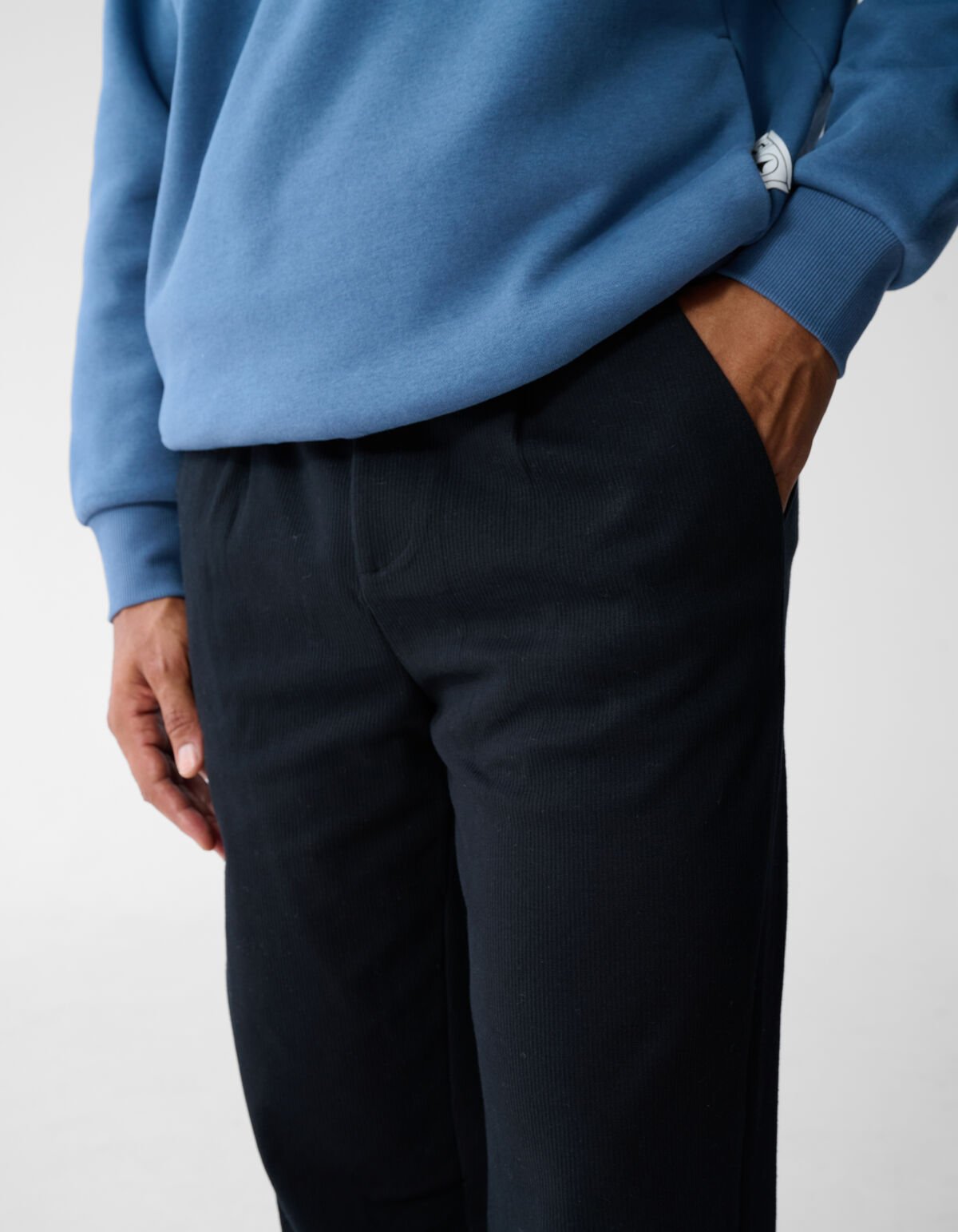 Regular Fit Broek Zwart SHOEBY MEN