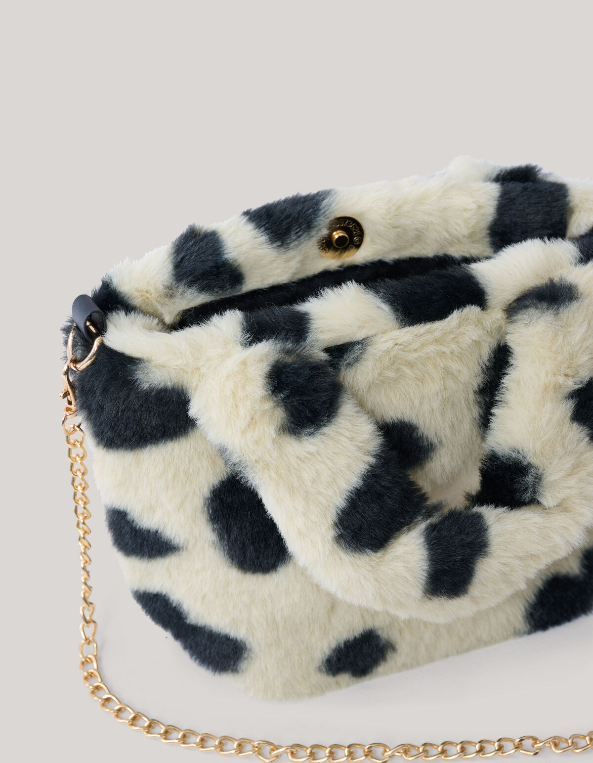 Furry Hartjes Tas Gebroken Wit SHOEBY ACCESSOIRES