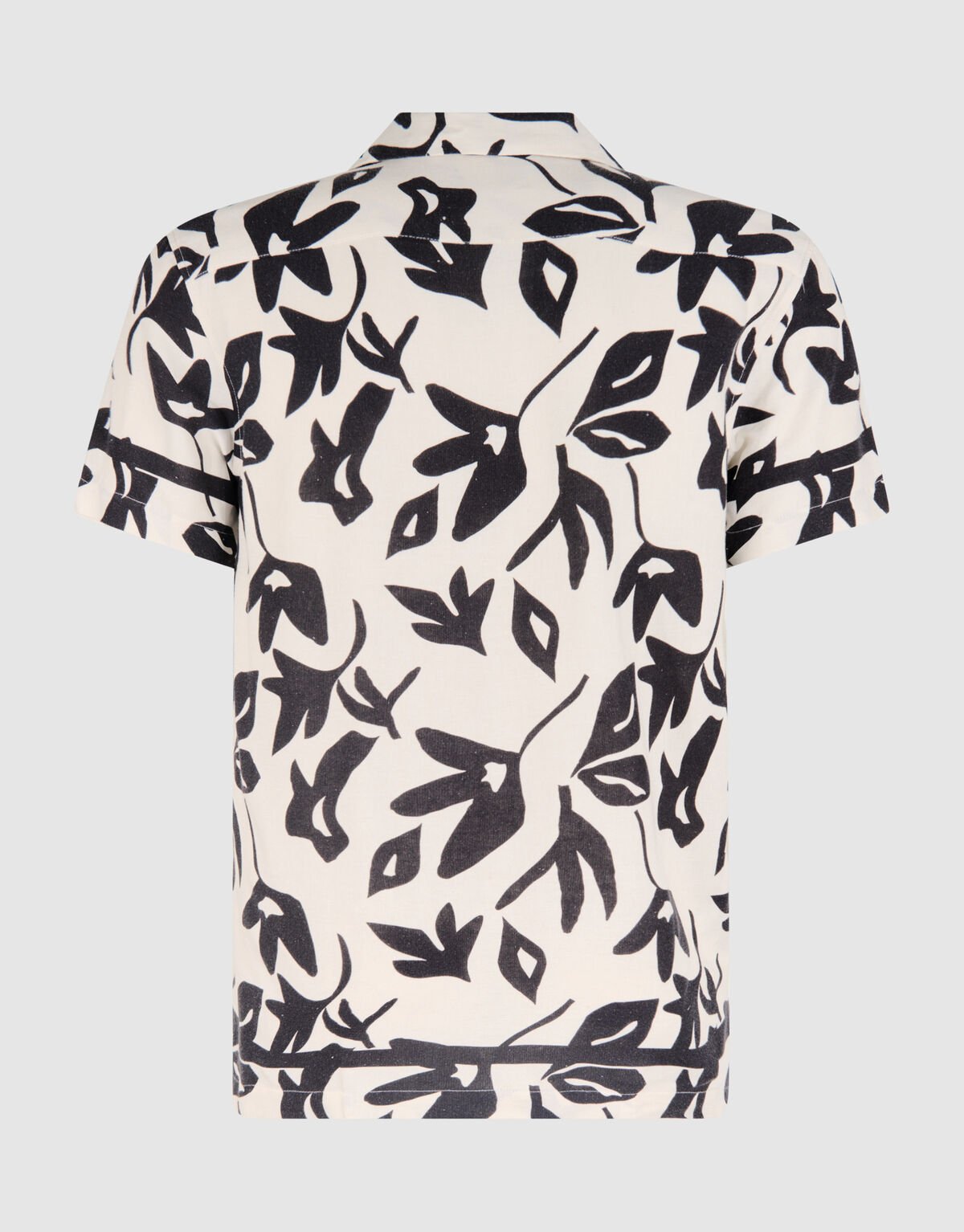 Linnen Bloemen Shirt Gebroken Wit SHOEBY MEN