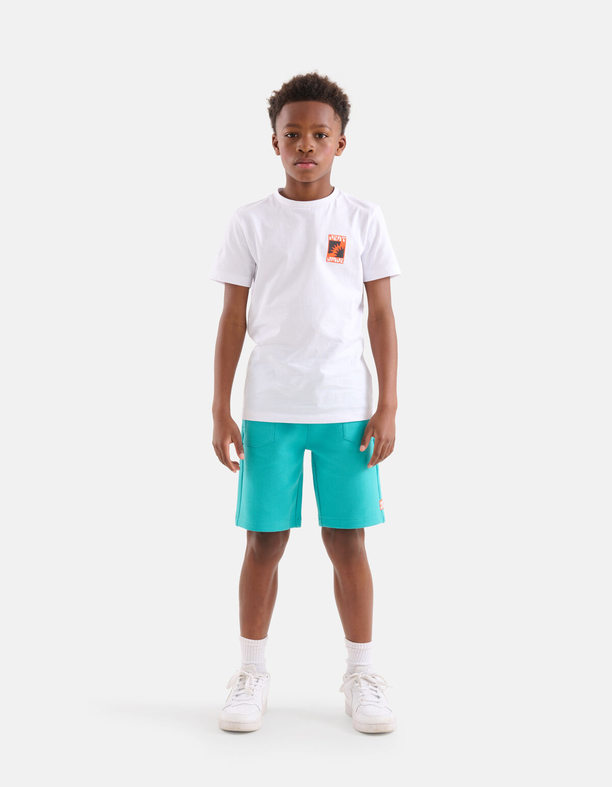 Print T-shirt Wit SHOEBY BOYS